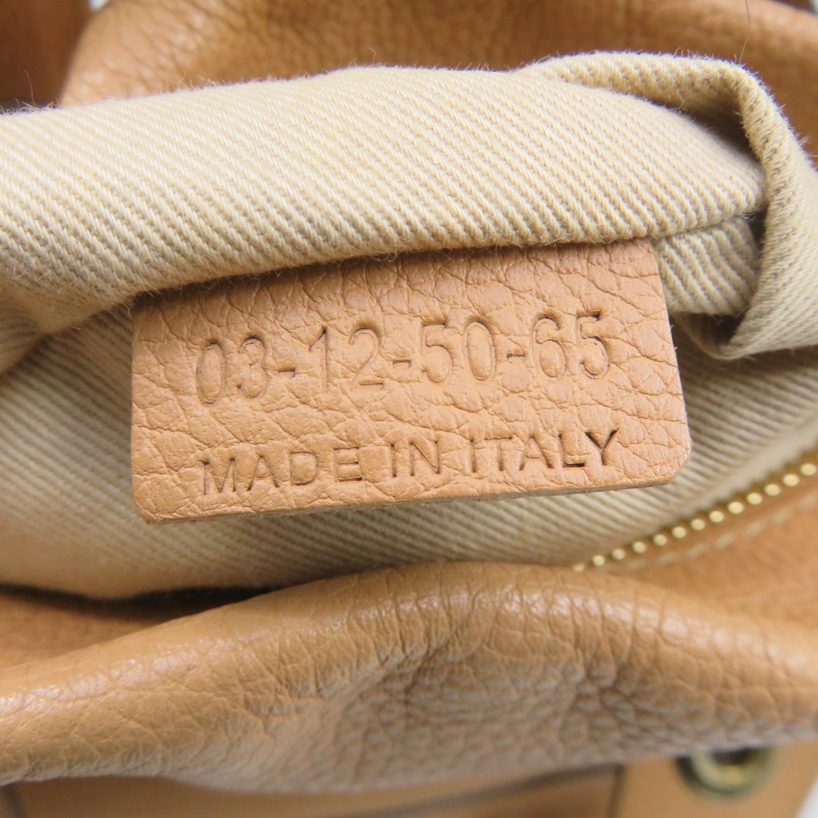 Chloe Leather Paraty Bag Gold Buckle Shoulder Bag Beige