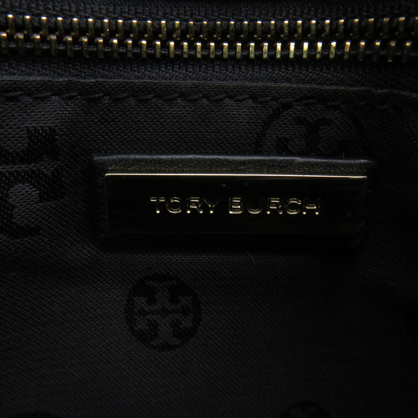 Tory Burch Leather Shoulder Bag Black
