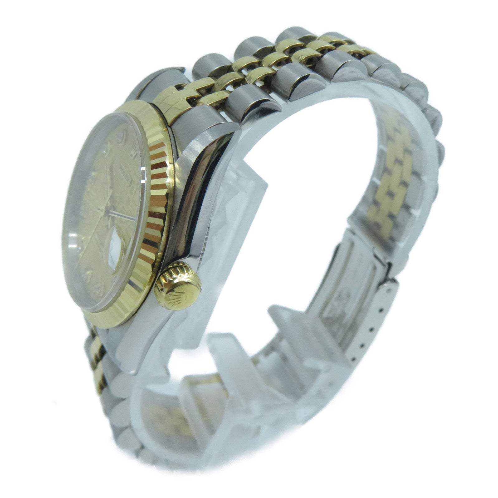 ROLEX Datejust 31mm 18K黃金/不鏽鋼手錶自動機芯金色