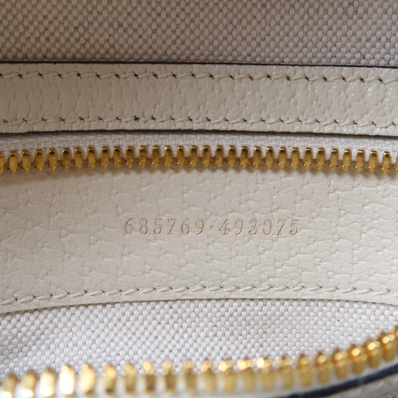 GUCCI 塗層帆布/皮革Ophidia GG Supreme Backpack金扣背包啡色/白色