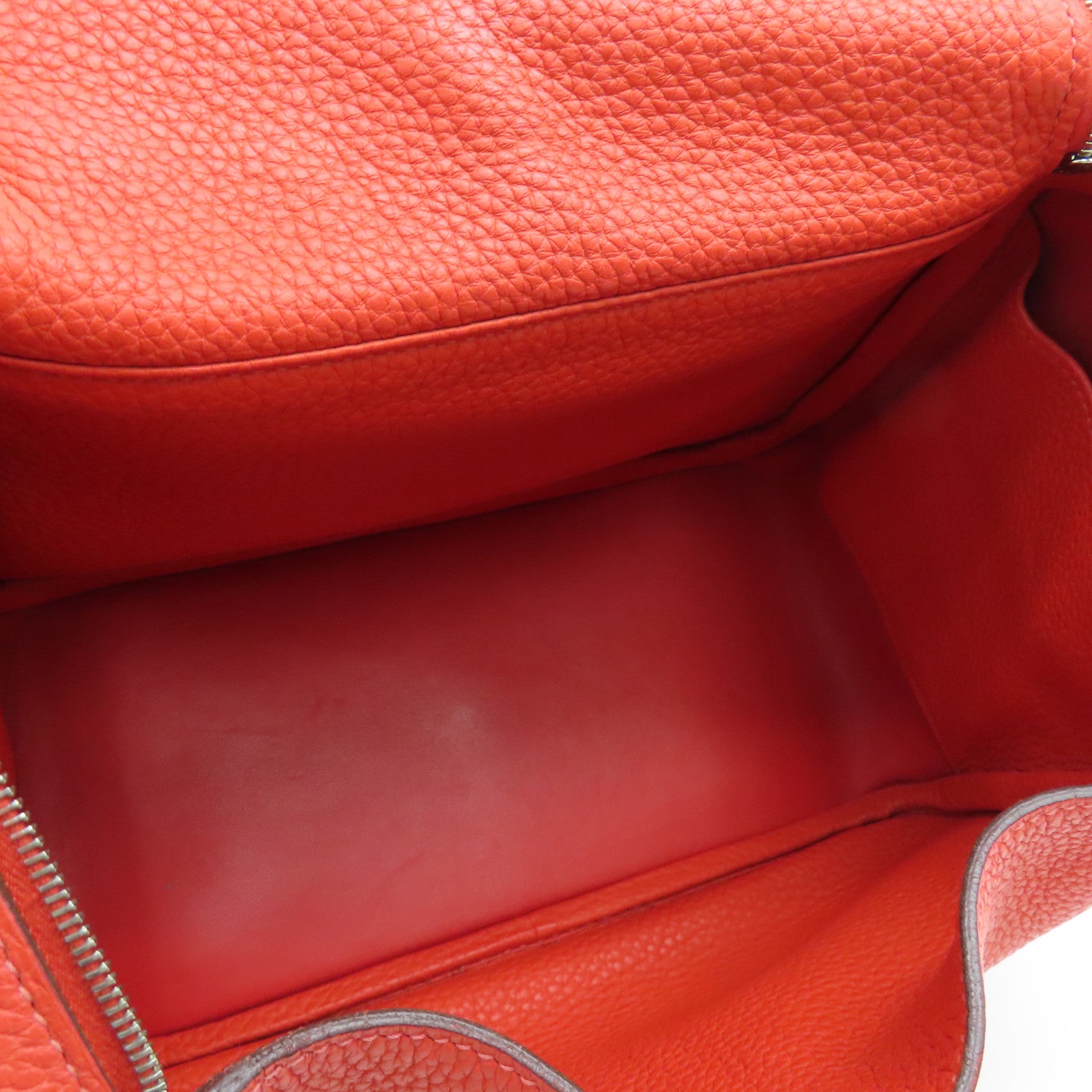 HERMES Clemence皮革Lindy 26 Shoulder Bag銀扣手挽肩背兩用袋