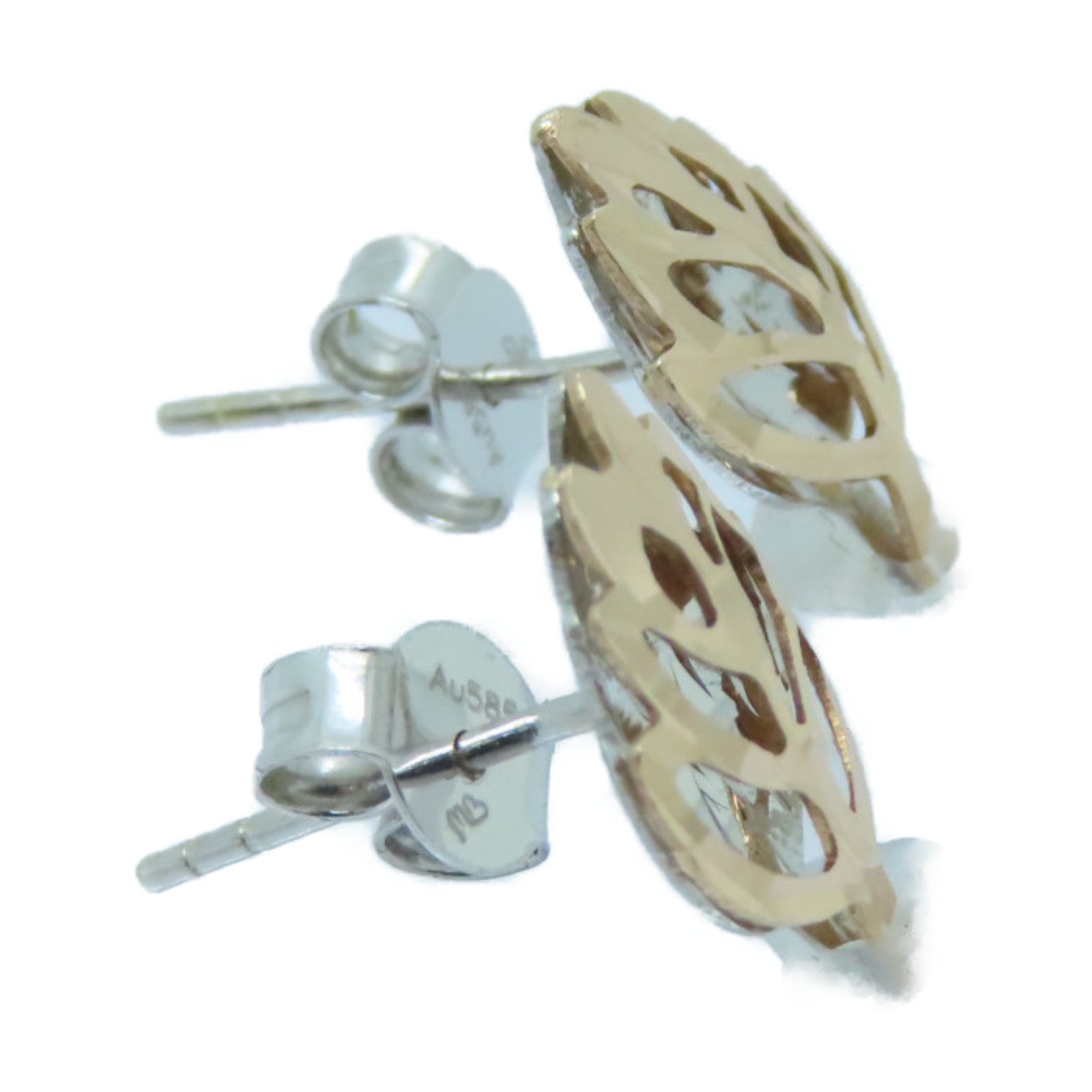 JEWELRY 18K玫瑰金Earrings耳環粉金色