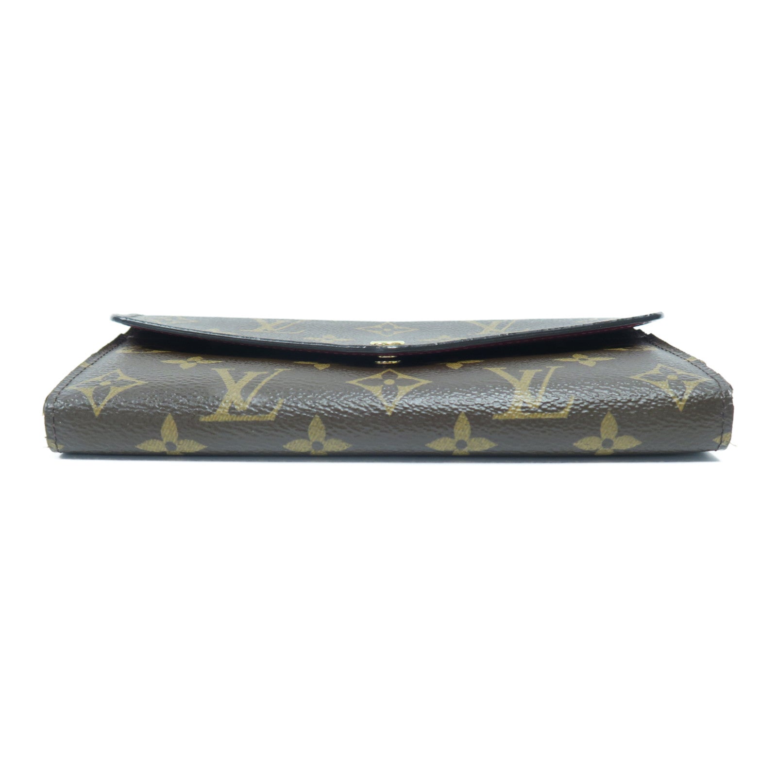 LOUIS VUITTON Monogram Sarah Long Wallet金扣長錢包啡色