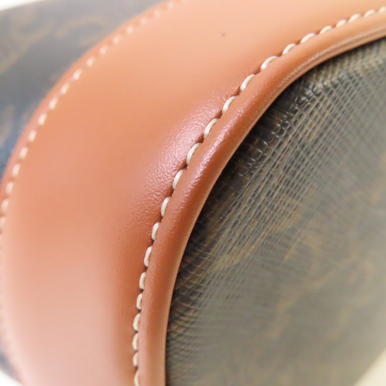 CELINE Triomphe帆布Small Bucket Shoulder Bag金扣肩背袋啡色