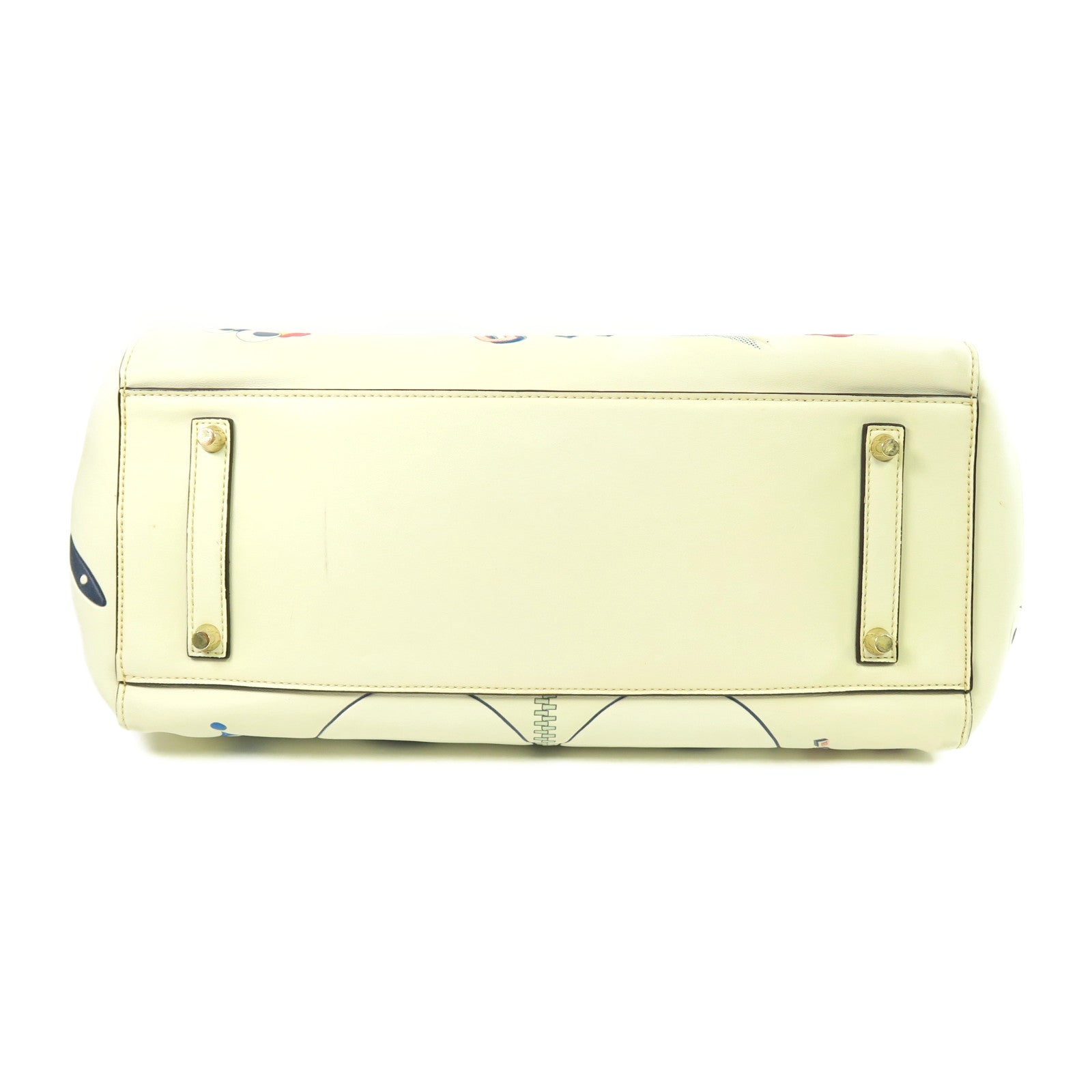 Anya Hindmarch 牛皮皮革Hand Bag金扣手挽袋彩色