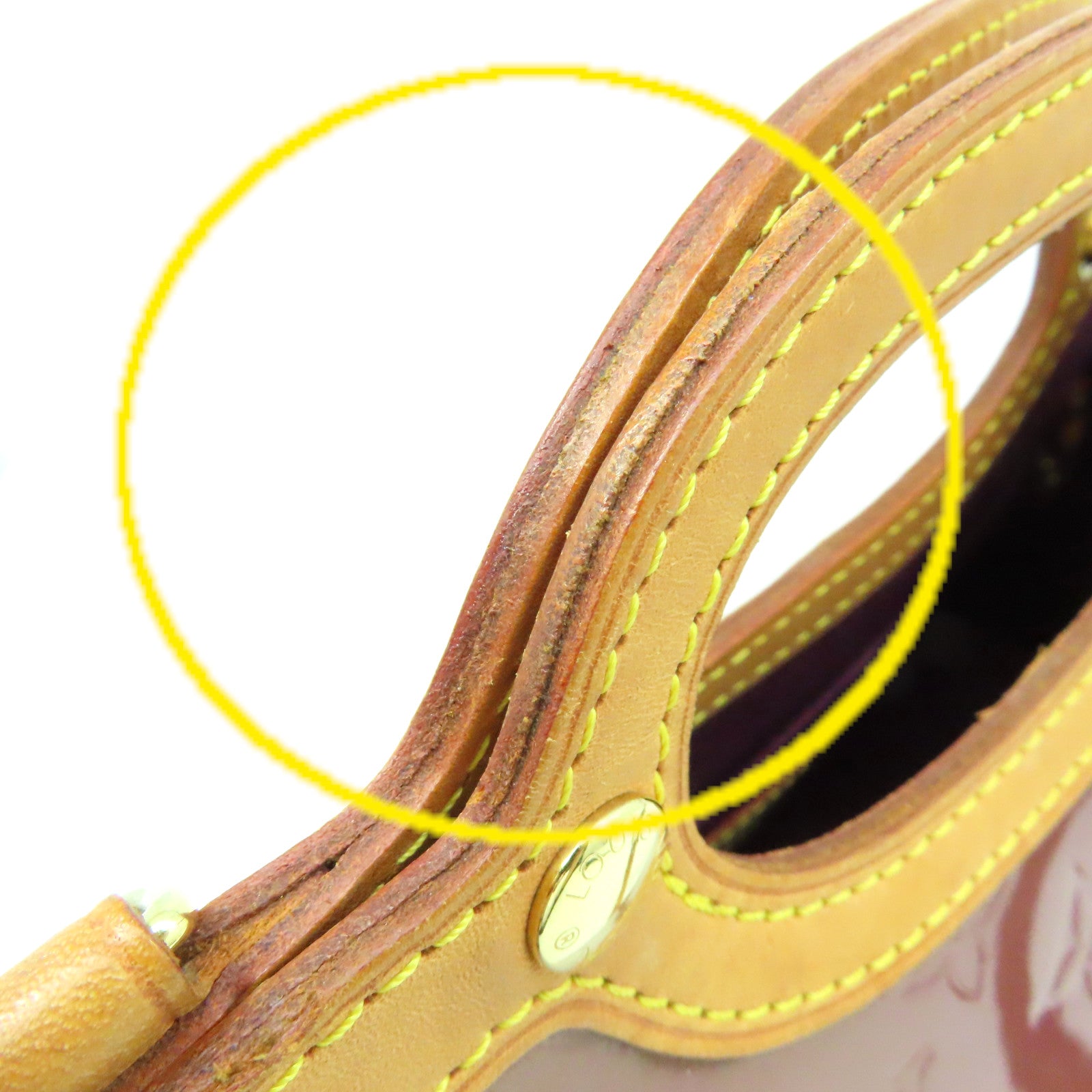 LOUIS VUITTON Vernis Roxbury Drive 2Way Shoulder Bag手挽肩背兩用袋紅豆色/啡色
