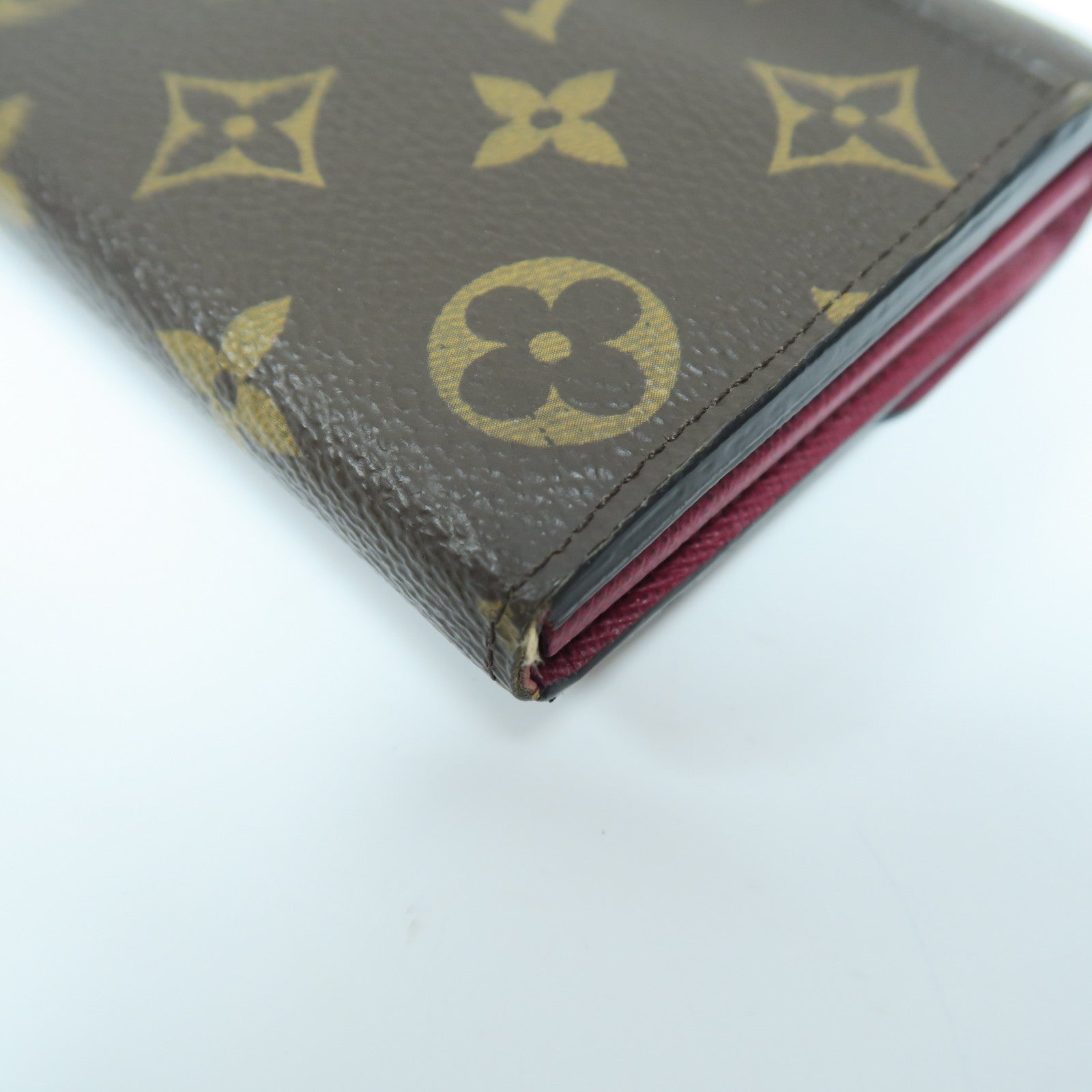 LOUIS VUITTON Monogram Sarah Long Wallet金扣長錢包啡色