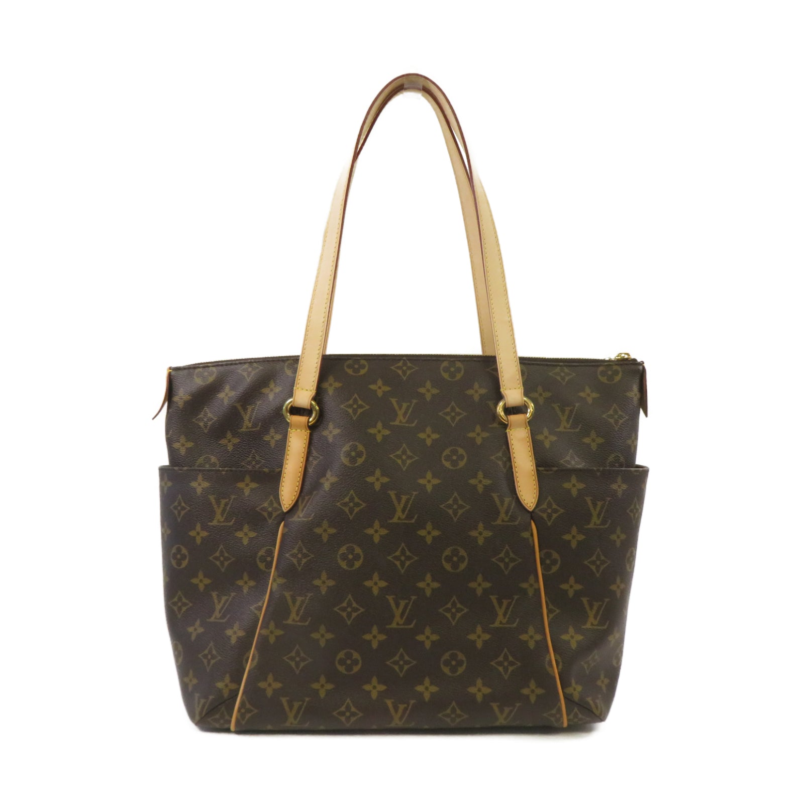 LOUIS VUITTON Monogram Totally MM金扣肩背袋啡色