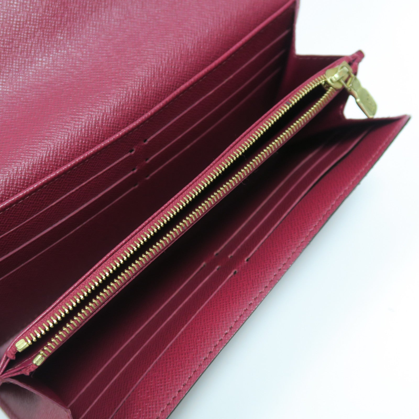 LOUIS VUITTON Monogram Sarah Long Wallet金扣長錢包啡色