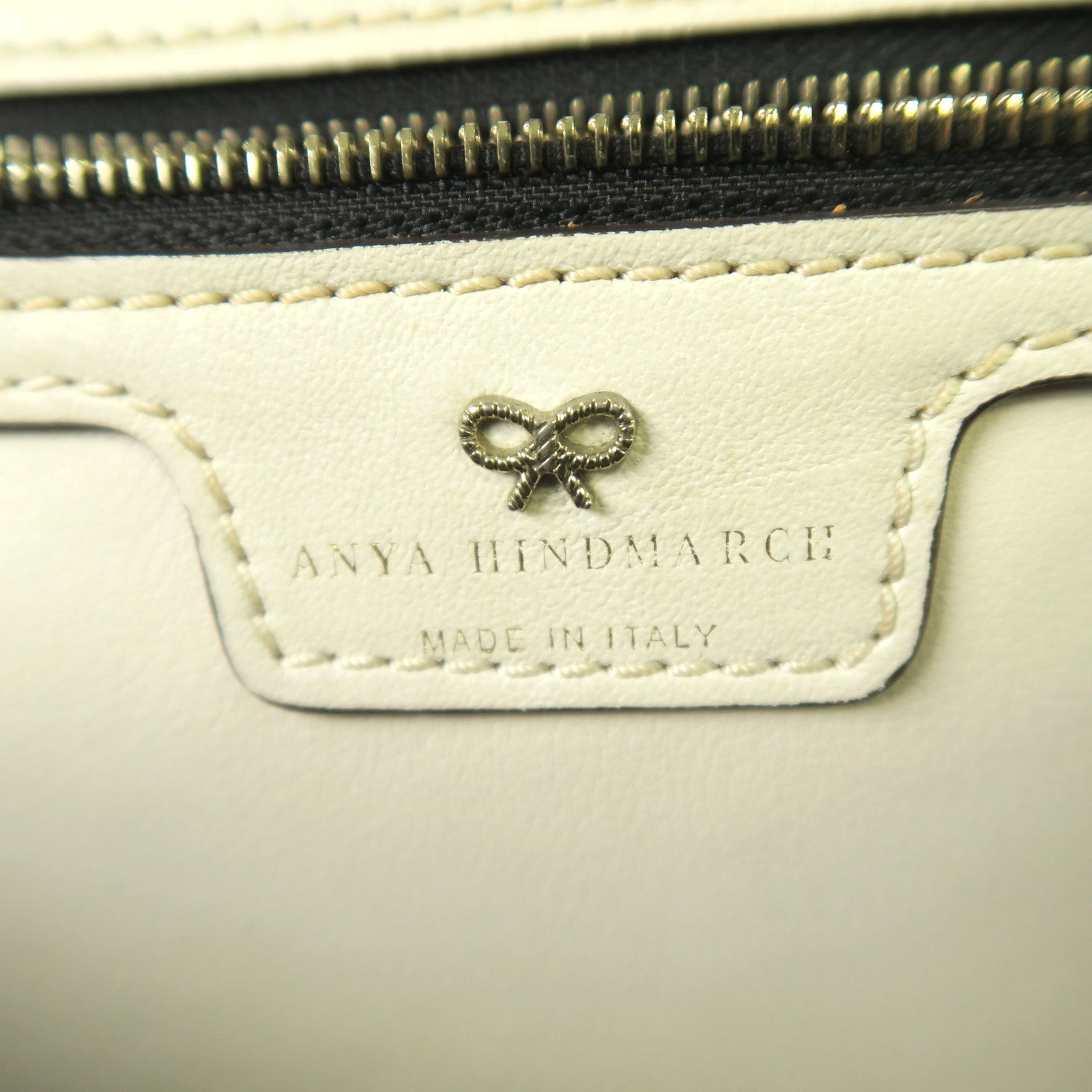 Anya Hindmarch 牛皮皮革Hand Bag金扣手挽袋彩色