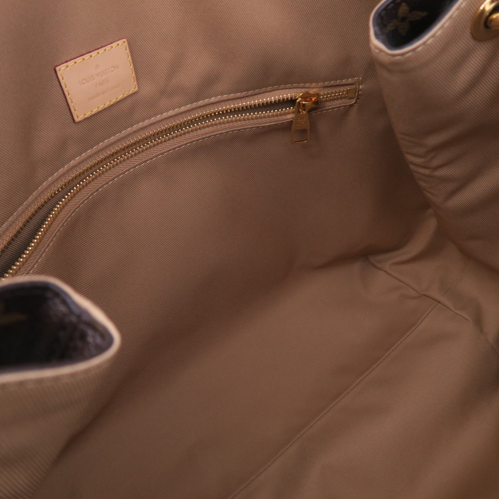 LOUIS VUITTON Monogram Graceful MM金扣肩背袋啡色