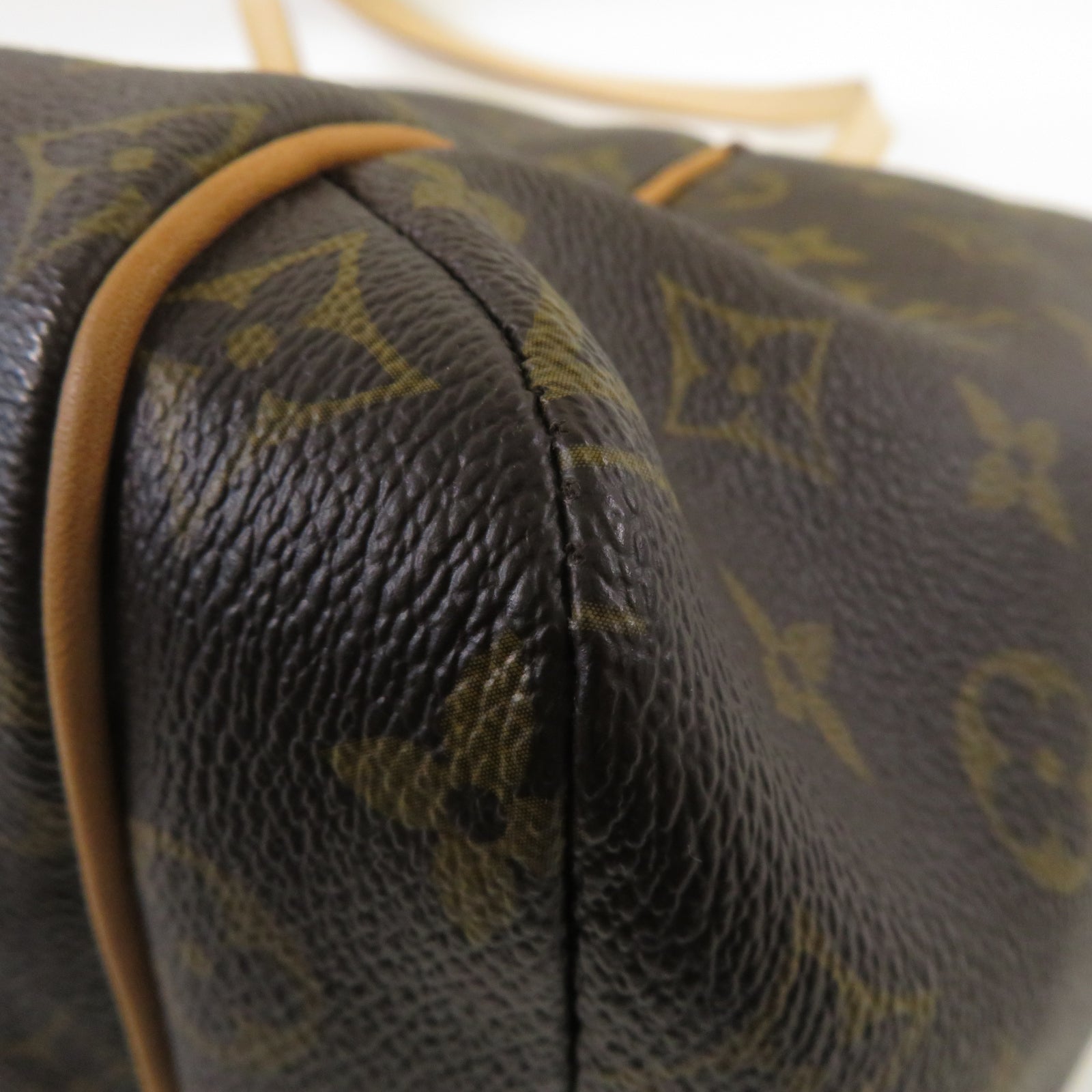 LOUIS VUITTON Monogram Totally MM金扣肩背袋啡色