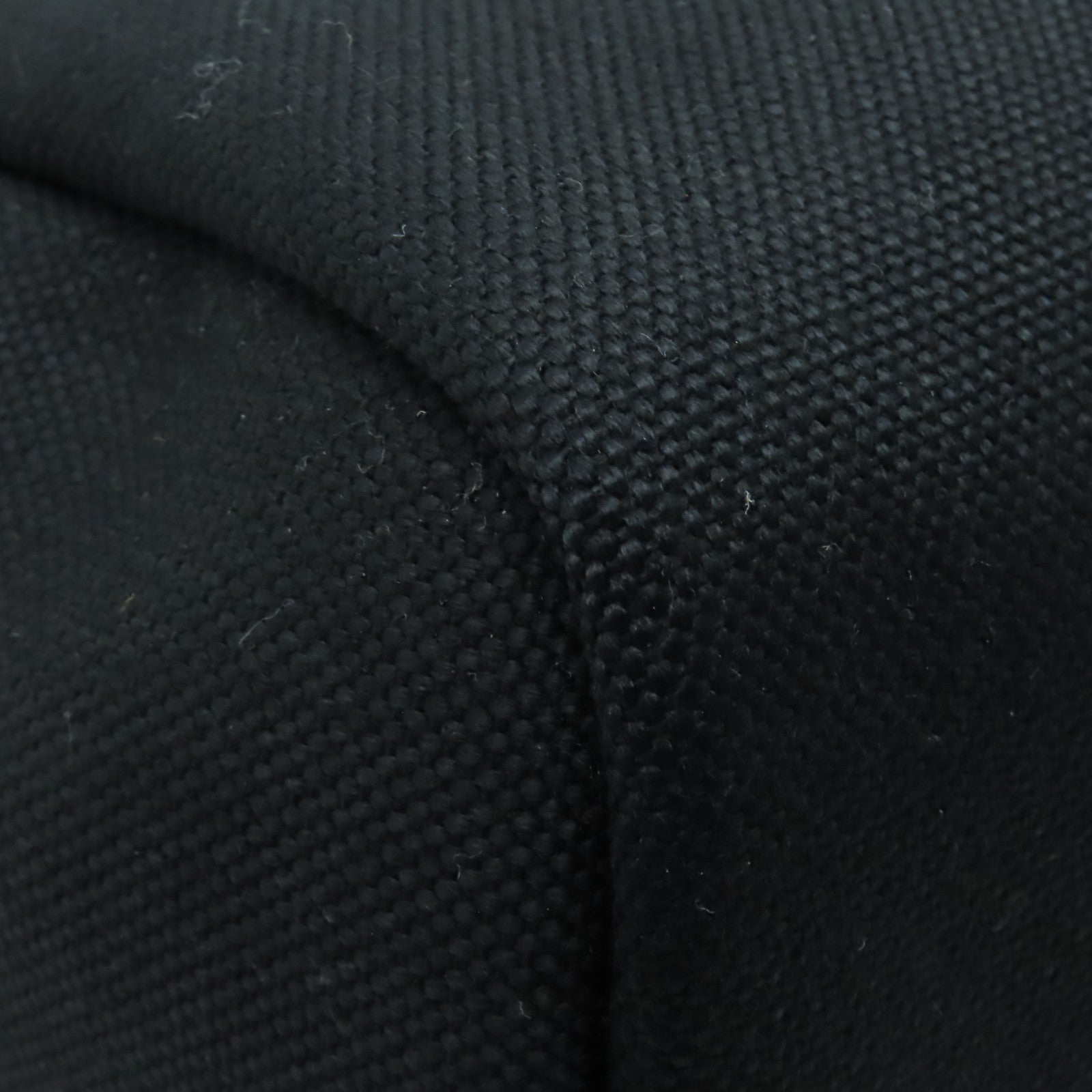 HERMES 帆布Herbag PM銀扣手挽肩背兩用袋黒色