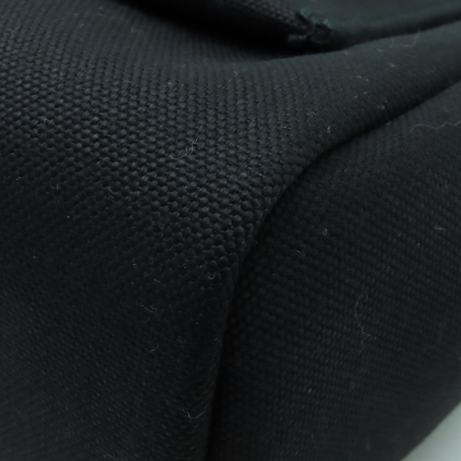 HERMES 帆布Herbag PM銀扣手挽肩背兩用袋黒色