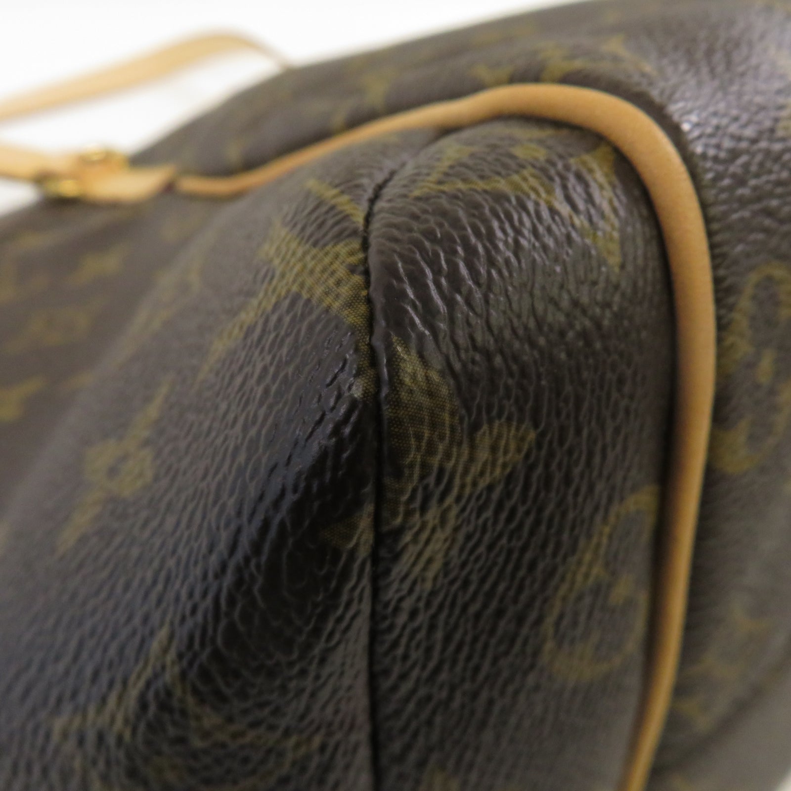LOUIS VUITTON Monogram Totally MM金扣肩背袋啡色