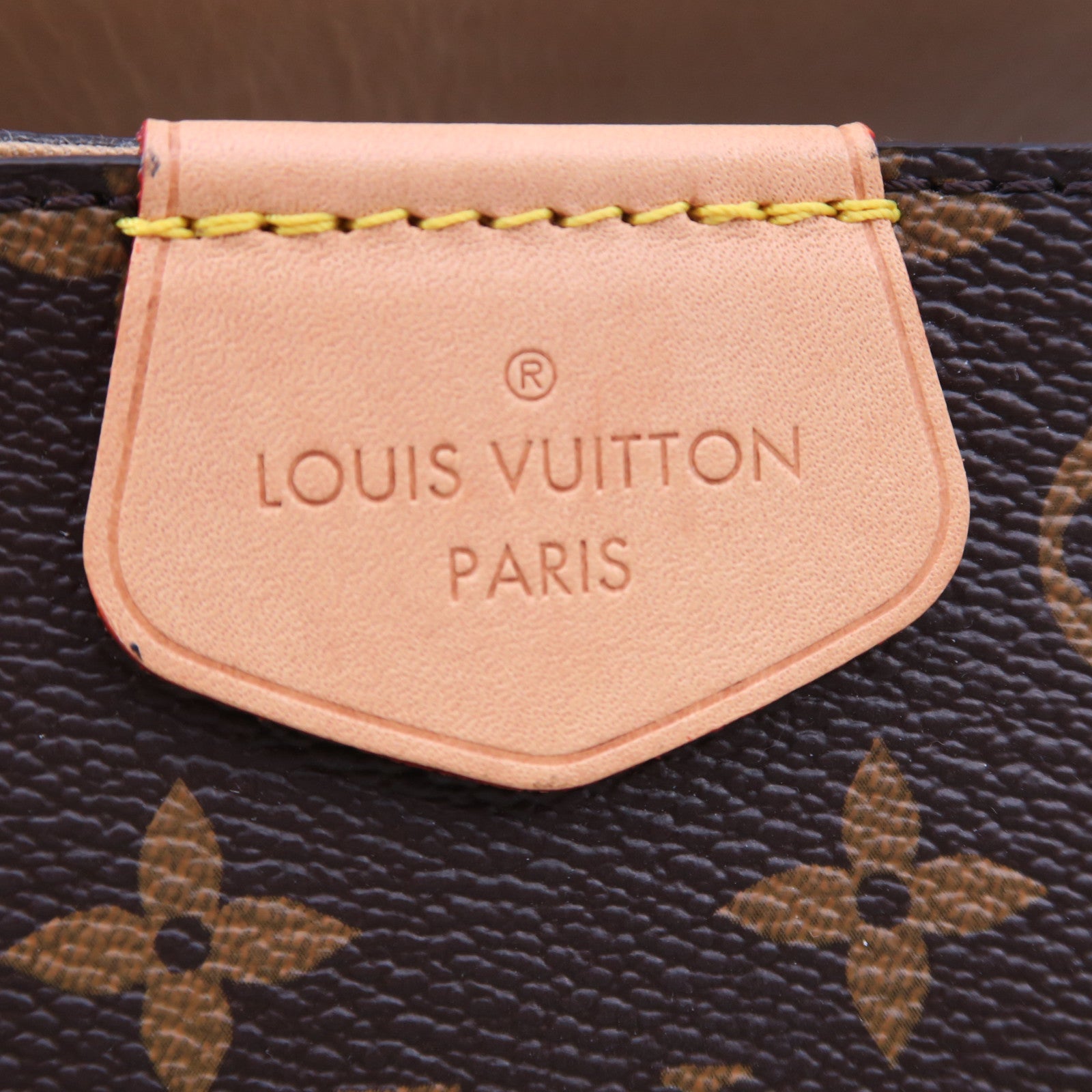 LOUIS VUITTON Monogram Graceful MM金扣肩背袋啡色