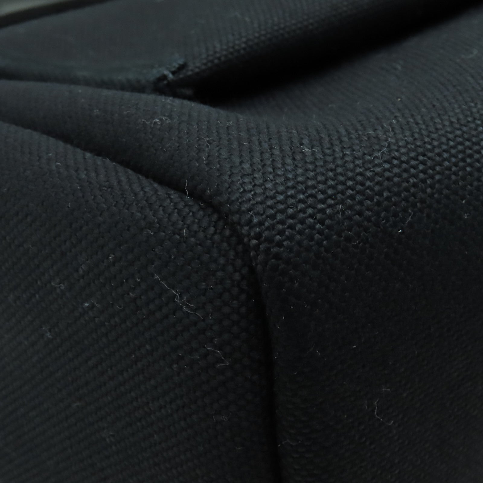 HERMES 帆布Herbag PM銀扣手挽肩背兩用袋黒色