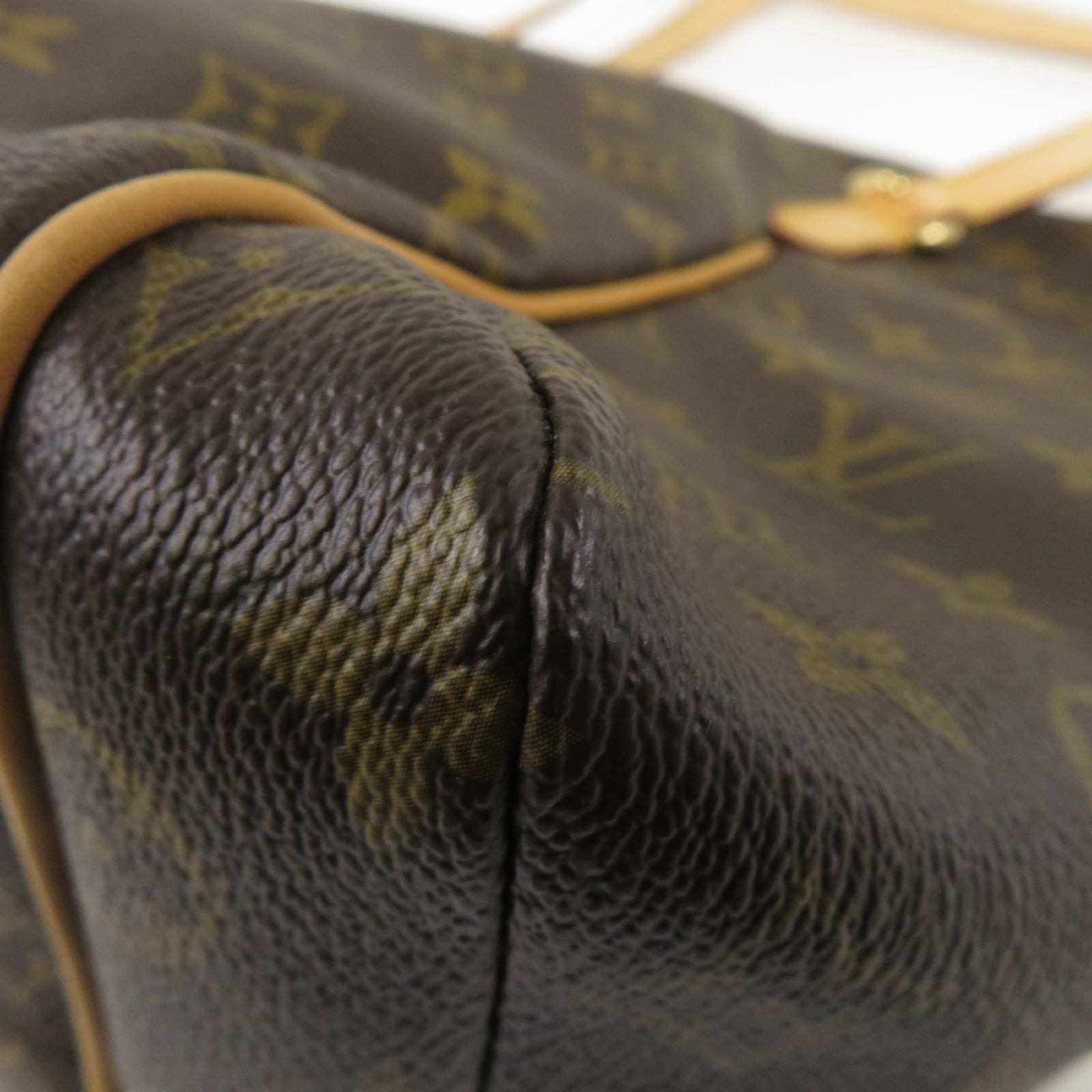 LOUIS VUITTON Monogram Totally MM金扣肩背袋啡色