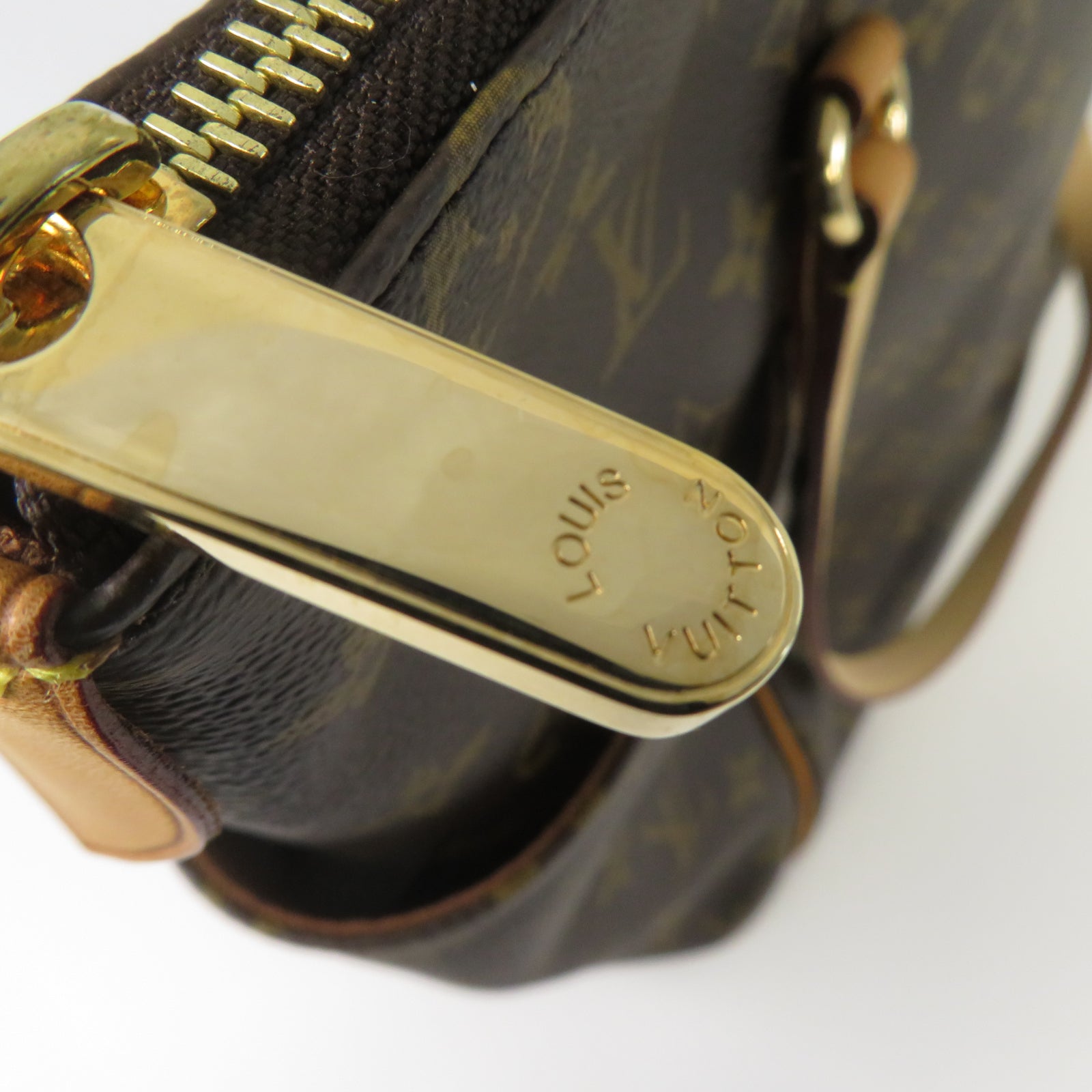 LOUIS VUITTON Monogram Totally MM金扣肩背袋啡色