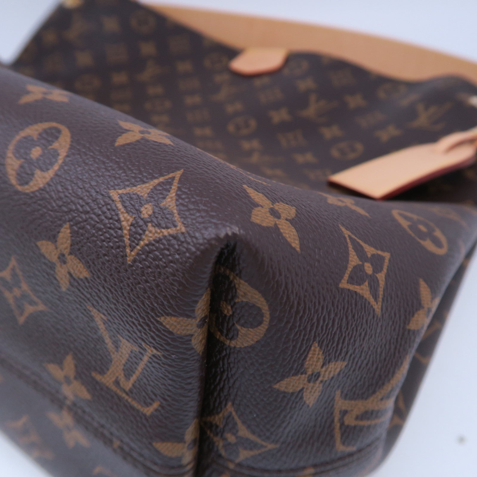 LOUIS VUITTON Monogram Graceful MM金扣肩背袋啡色