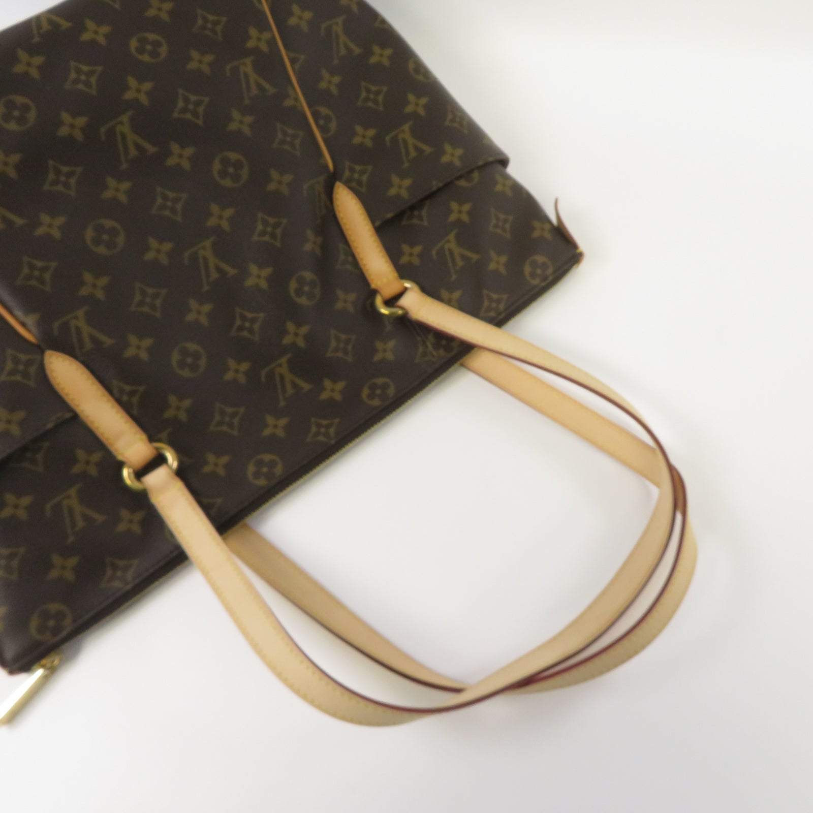 LOUIS VUITTON Monogram Totally MM金扣肩背袋啡色