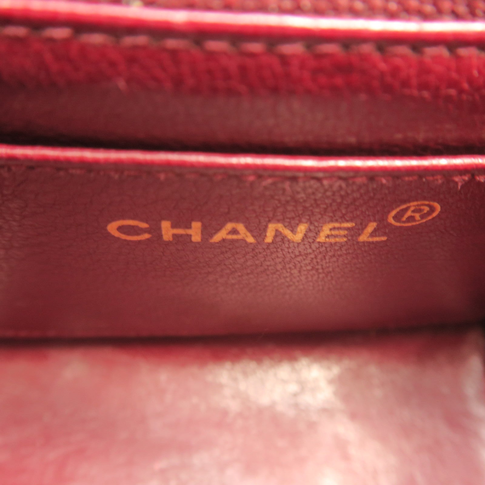 CHANEL 菱格羊皮皮革Chain Shoulder Bag金扣链带肩背袋黑色
