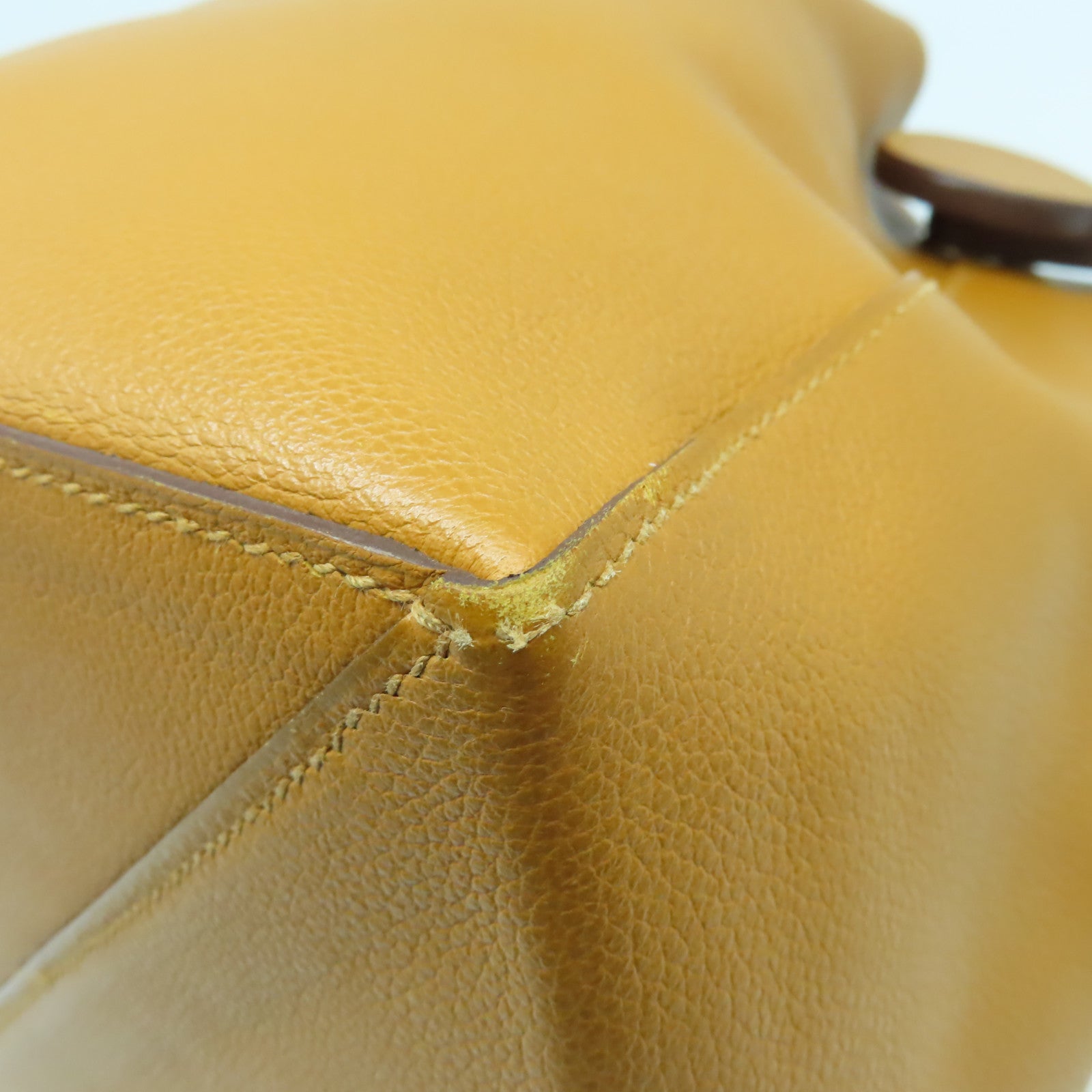 HERMES Evercolor皮革Licol肩背袋經典駝色