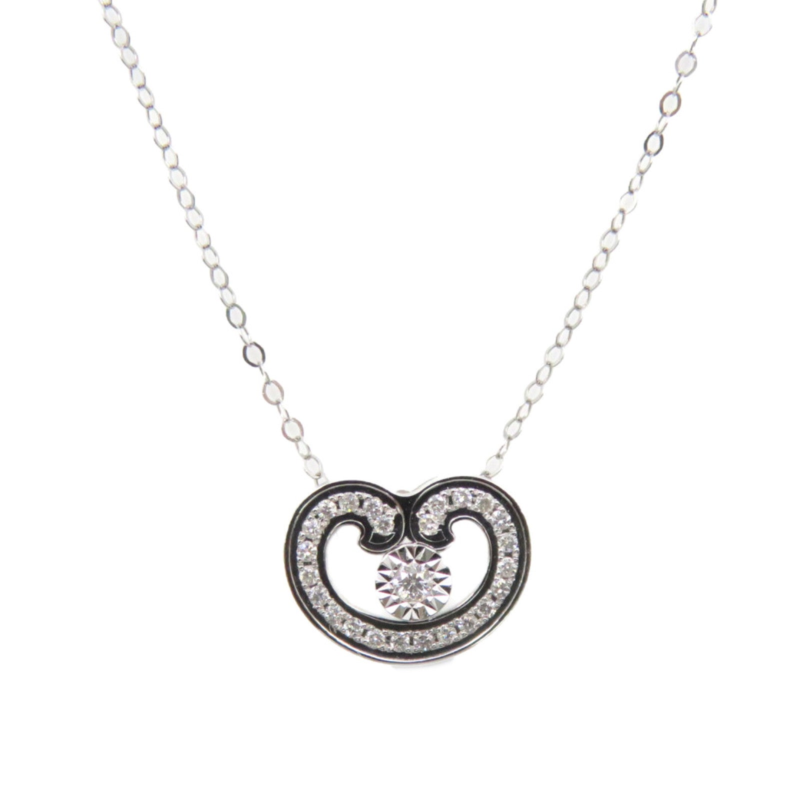 JEWELRY 【激減優惠】18K白金/0.08ct鑽石Diamond Necklace項鏈