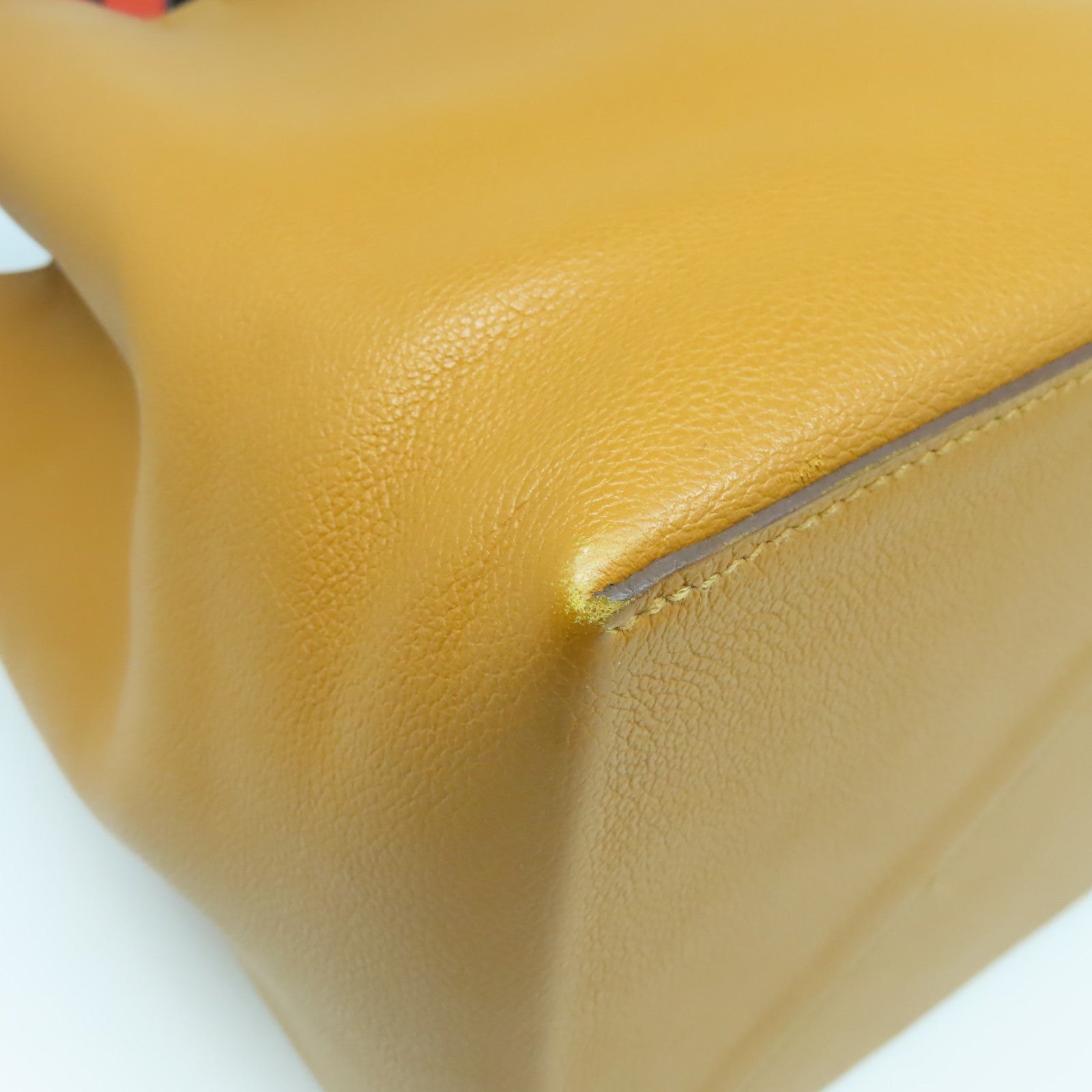 HERMES Evercolor皮革Licol肩背袋經典駝色
