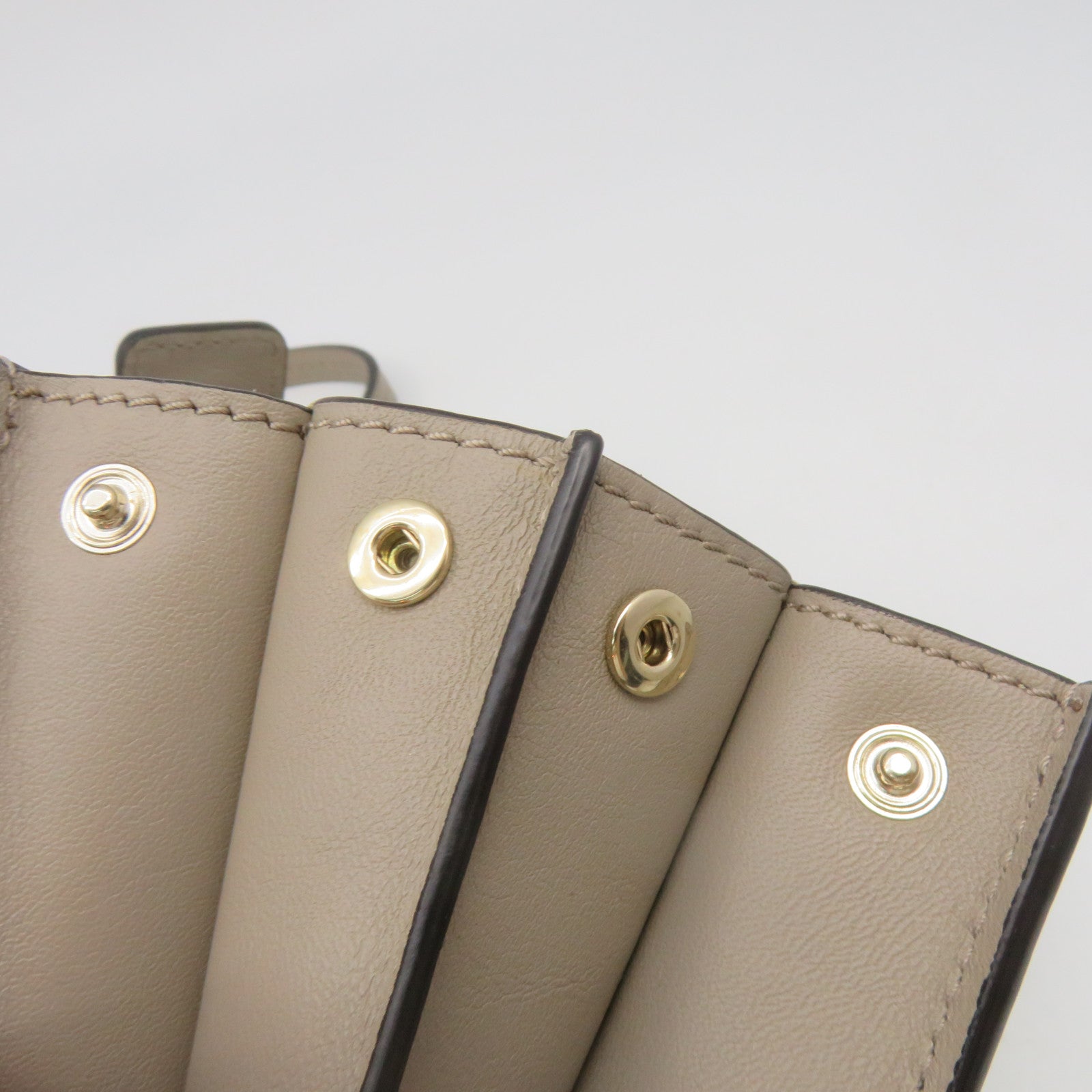 Chloe 牛皮皮革/麂皮皮革Faye Mini Bag 2Way Shoulder Bag手挽肩背两用袋灰色
