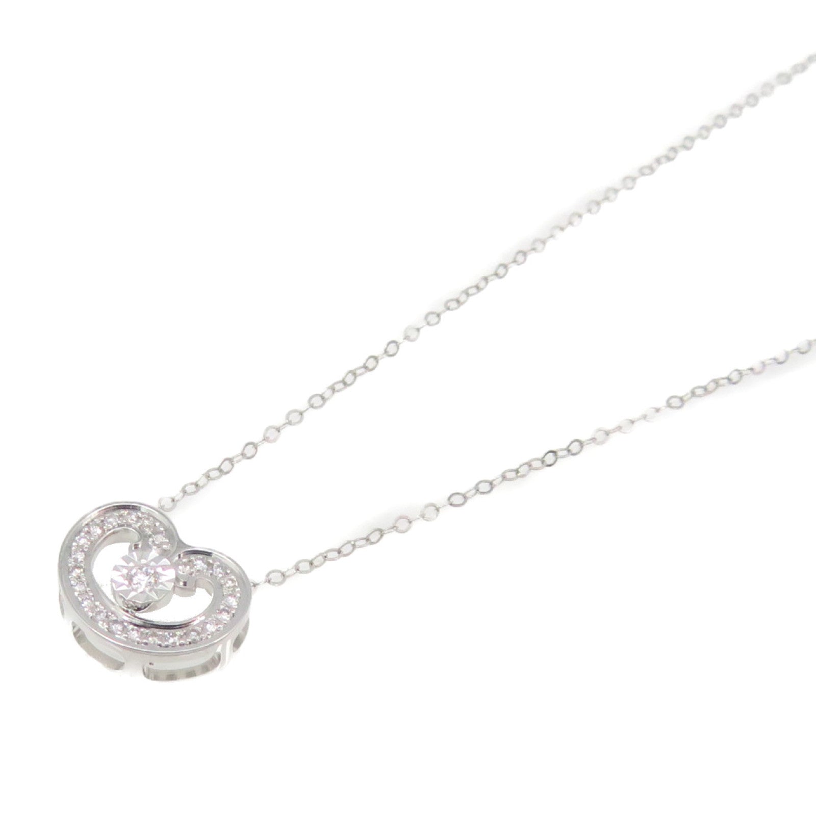 JEWELRY 【激減優惠】18K白金/0.08ct鑽石Diamond Necklace項鏈