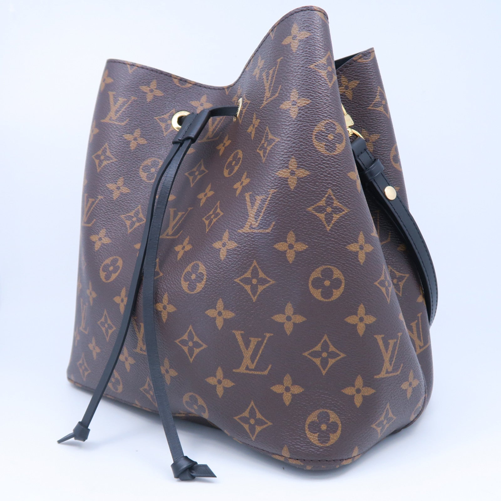 LOUIS VUITTON Monogram Neo Noe MM金扣肩背袋啡色