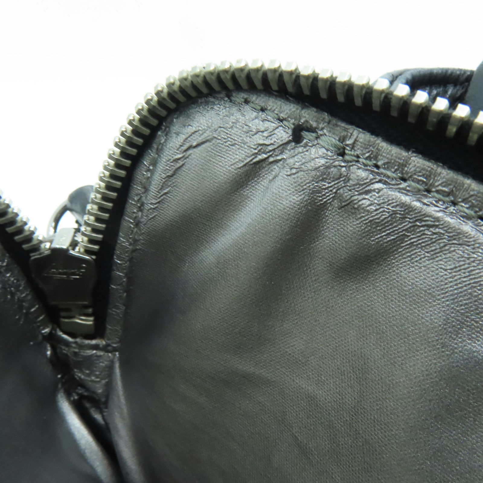 CHANEL rhombus sheepskin leather Shoulder Bag silver buckle chain shoulder bag black