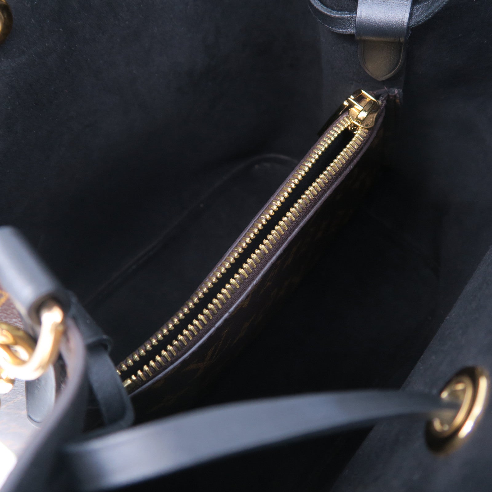 LOUIS VUITTON Monogram Neo Noe MM金扣肩背袋啡色