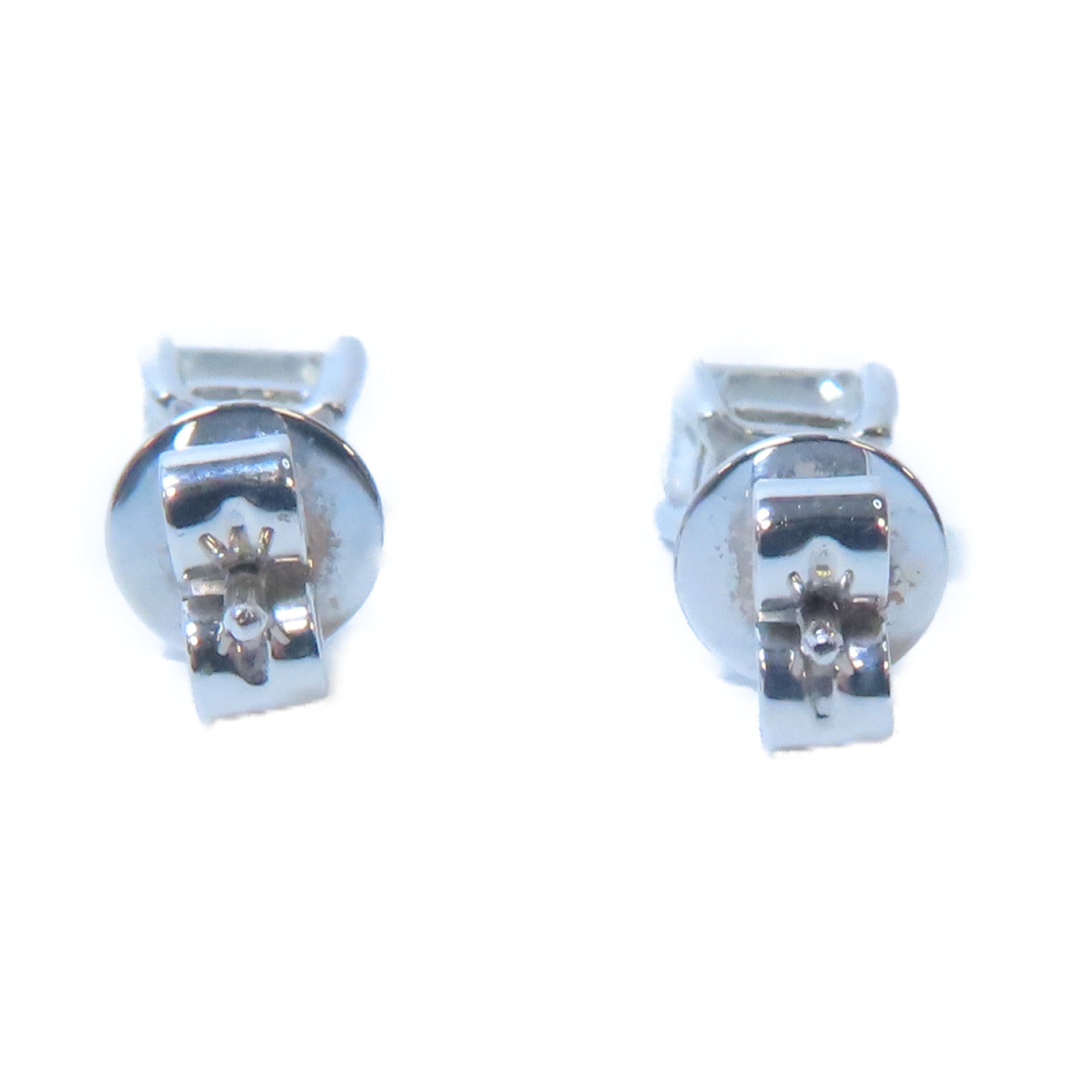 JEWELRY 18K白金Earrings 0.83ct鑽石耳環銀色