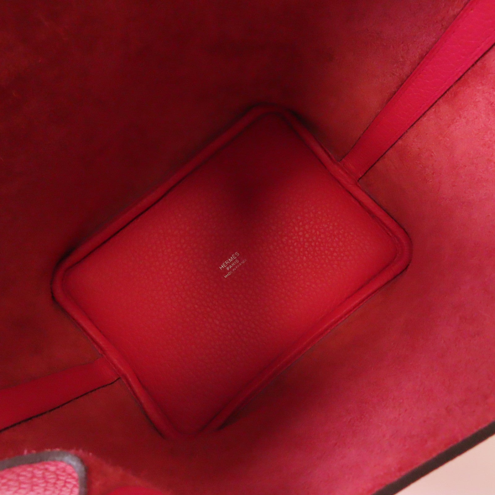 HERMES Clemence皮革Picotin PM Tote Bag銀扣手挽袋Rose Extreme玫瑰桃紅色