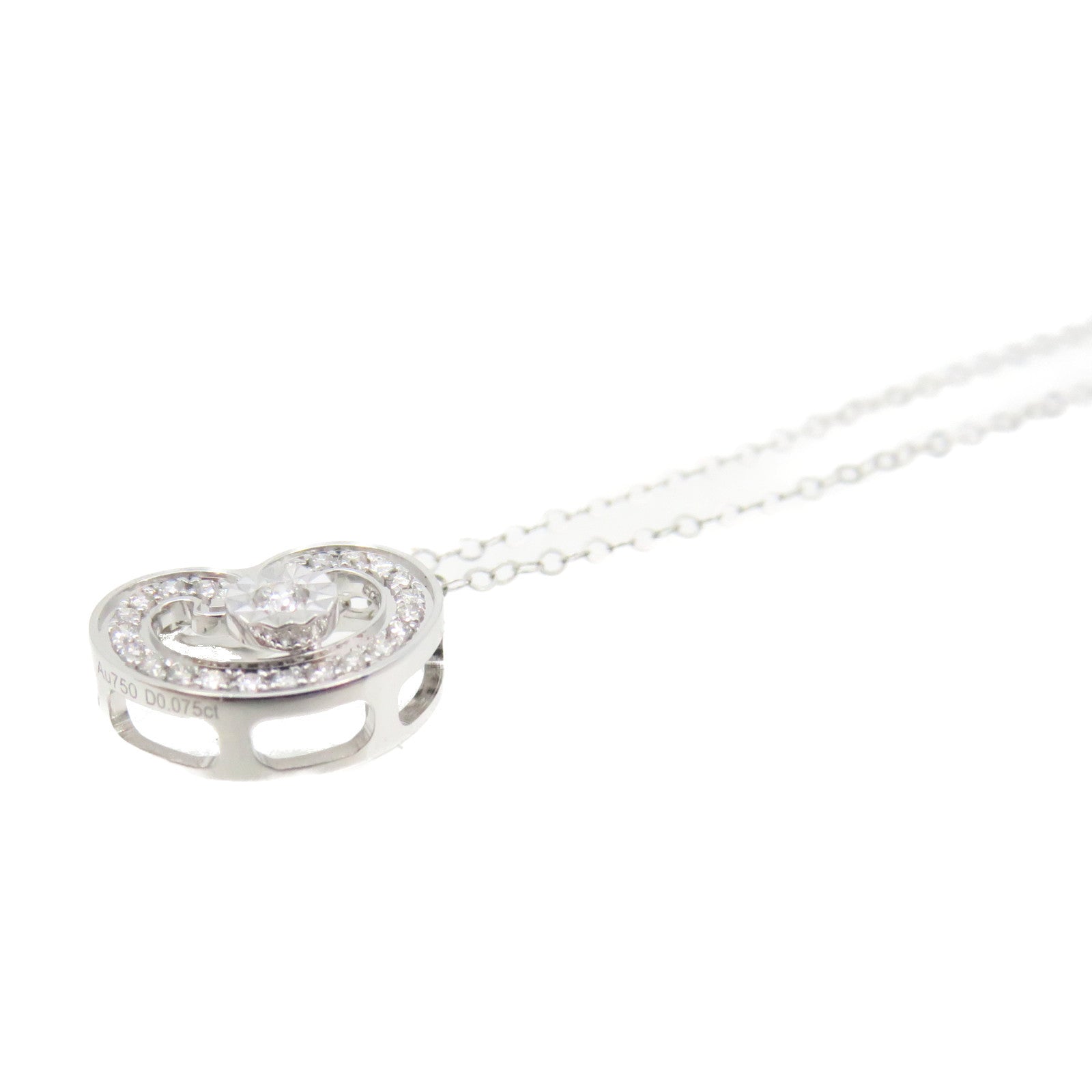 JEWELRY 【激減優惠】18K白金/0.08ct鑽石Diamond Necklace項鏈