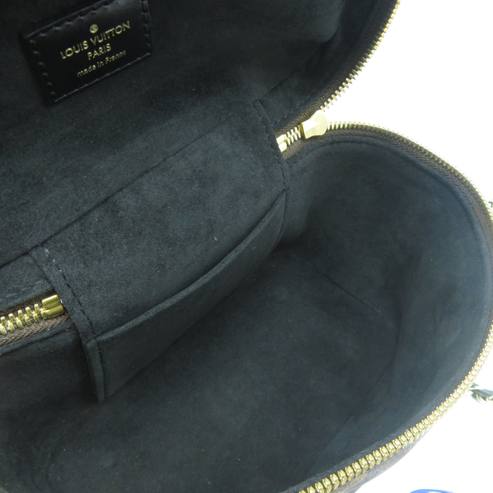 LOUIS VUITTON Monogram Vanity PM金扣手挽肩背兩用袋啡色