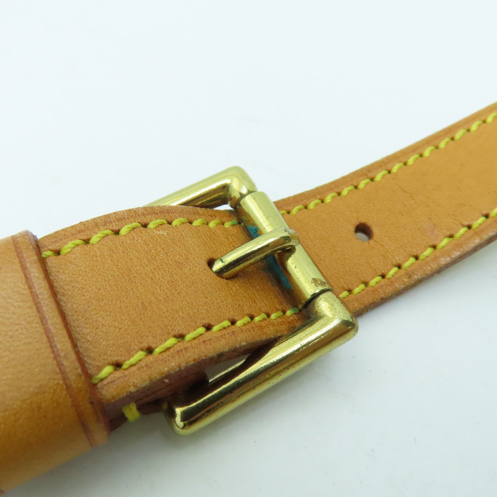 LOUIS VUITTON Monogram Musette Gold Buckle Shoulder Bag Brown