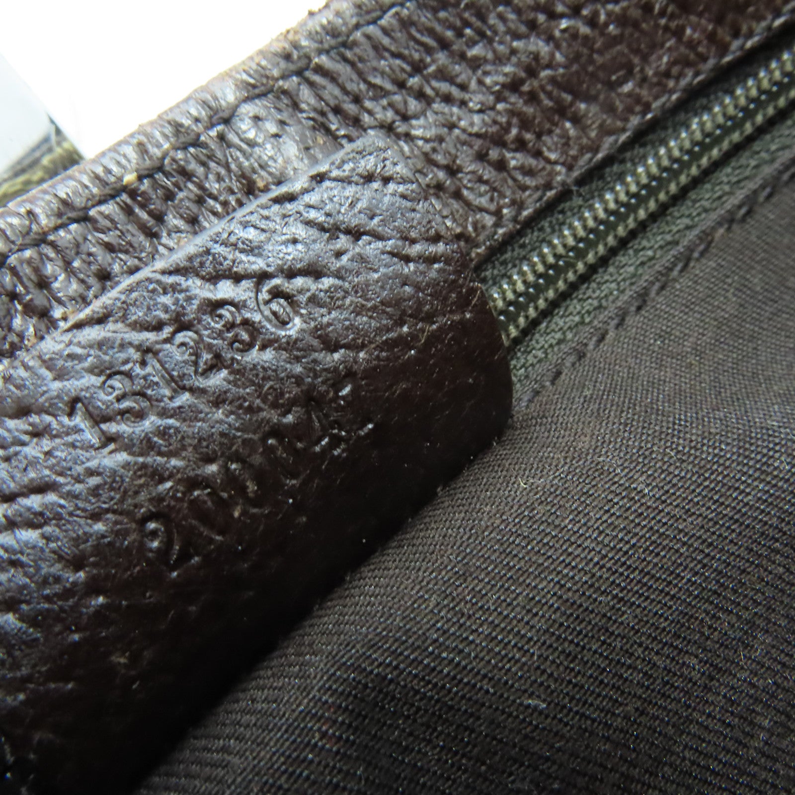 GUCCI GG帆布Waist Body Bag銀扣腰包啡色