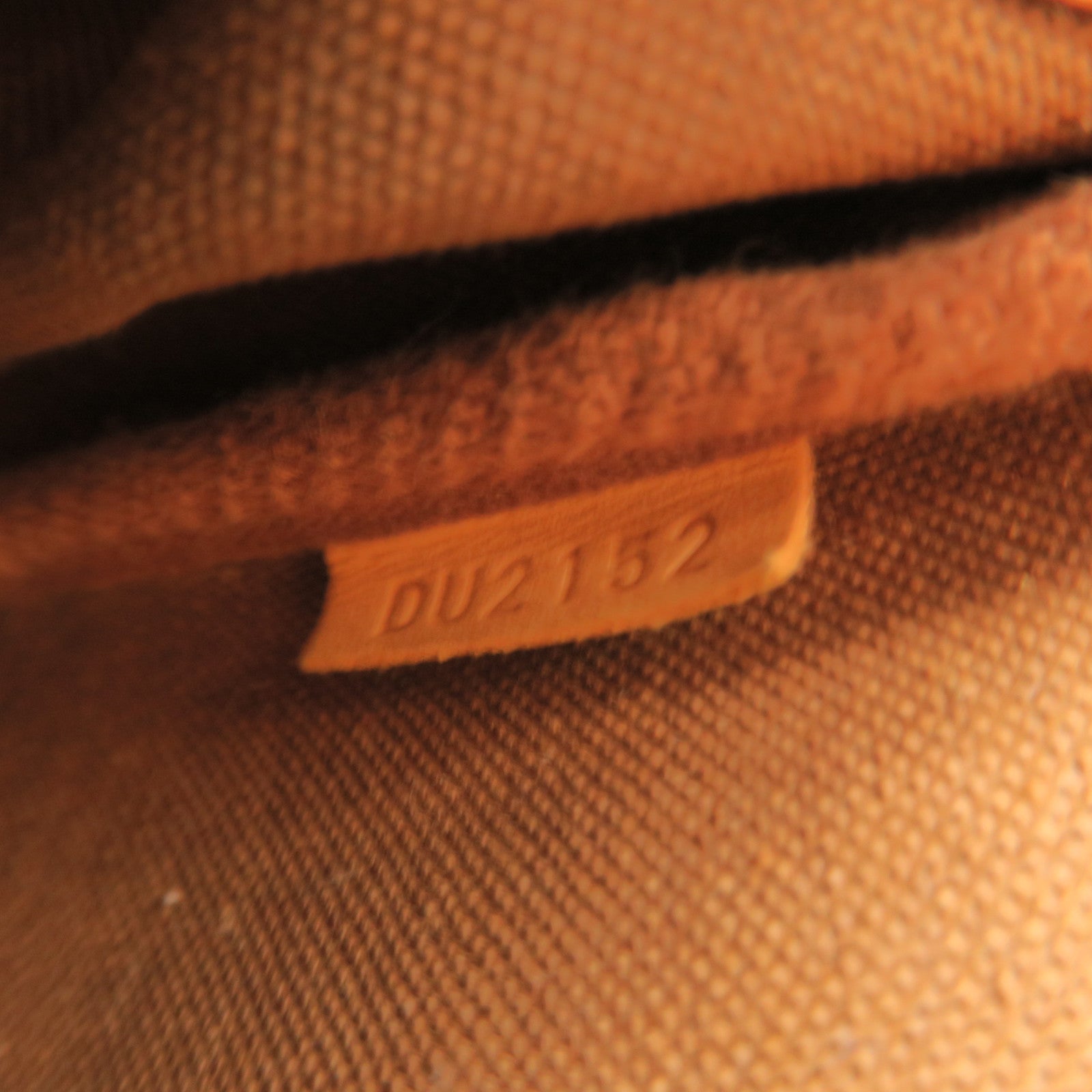 LOUIS VUITTON Monogram Eva Hand Bag Gold Buckle Hand Bag Brown