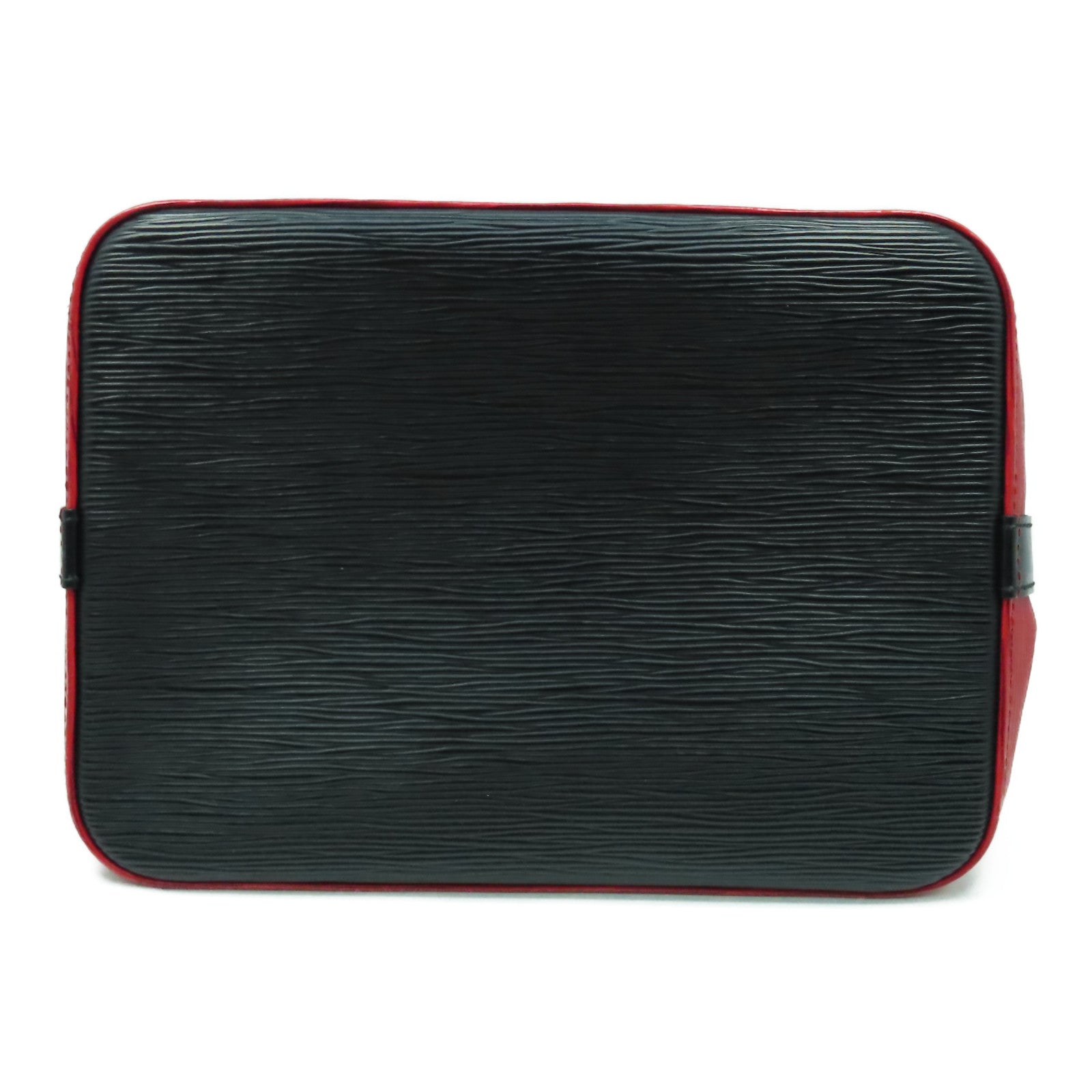 LOUIS VUITTON Epi Petit Noe Bicolor金扣肩背袋紅色/黑色