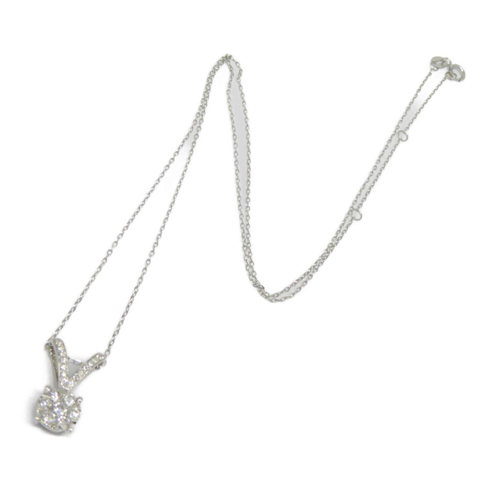 JEWELRY 18K白金Diamond Necklace 0.332ct鑽石項鍊