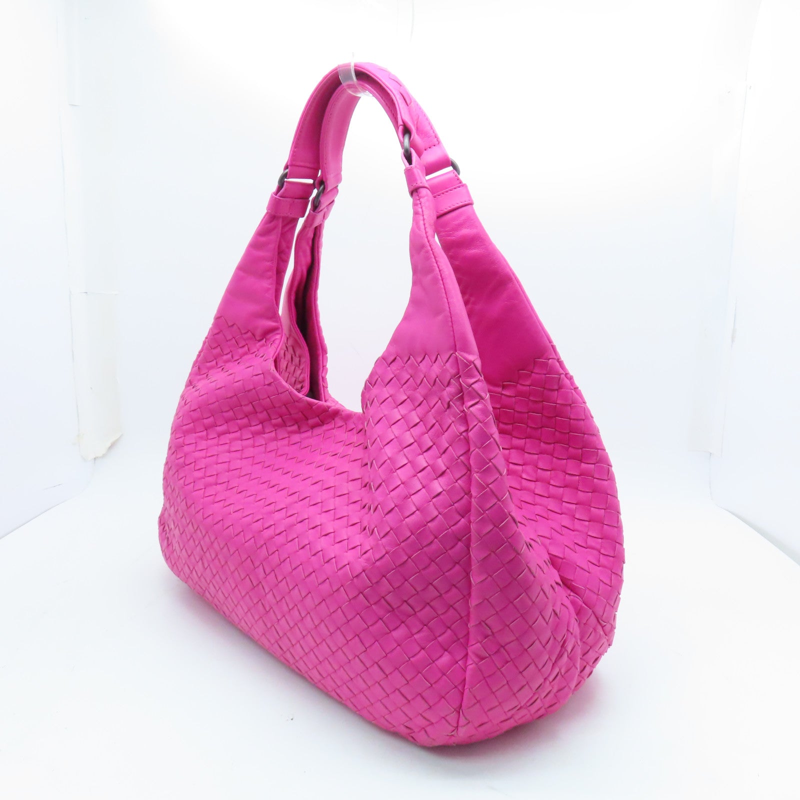BOTTEGA VENETA 織紋皮革Shoulder Bag手挽袋/肩背袋粉色