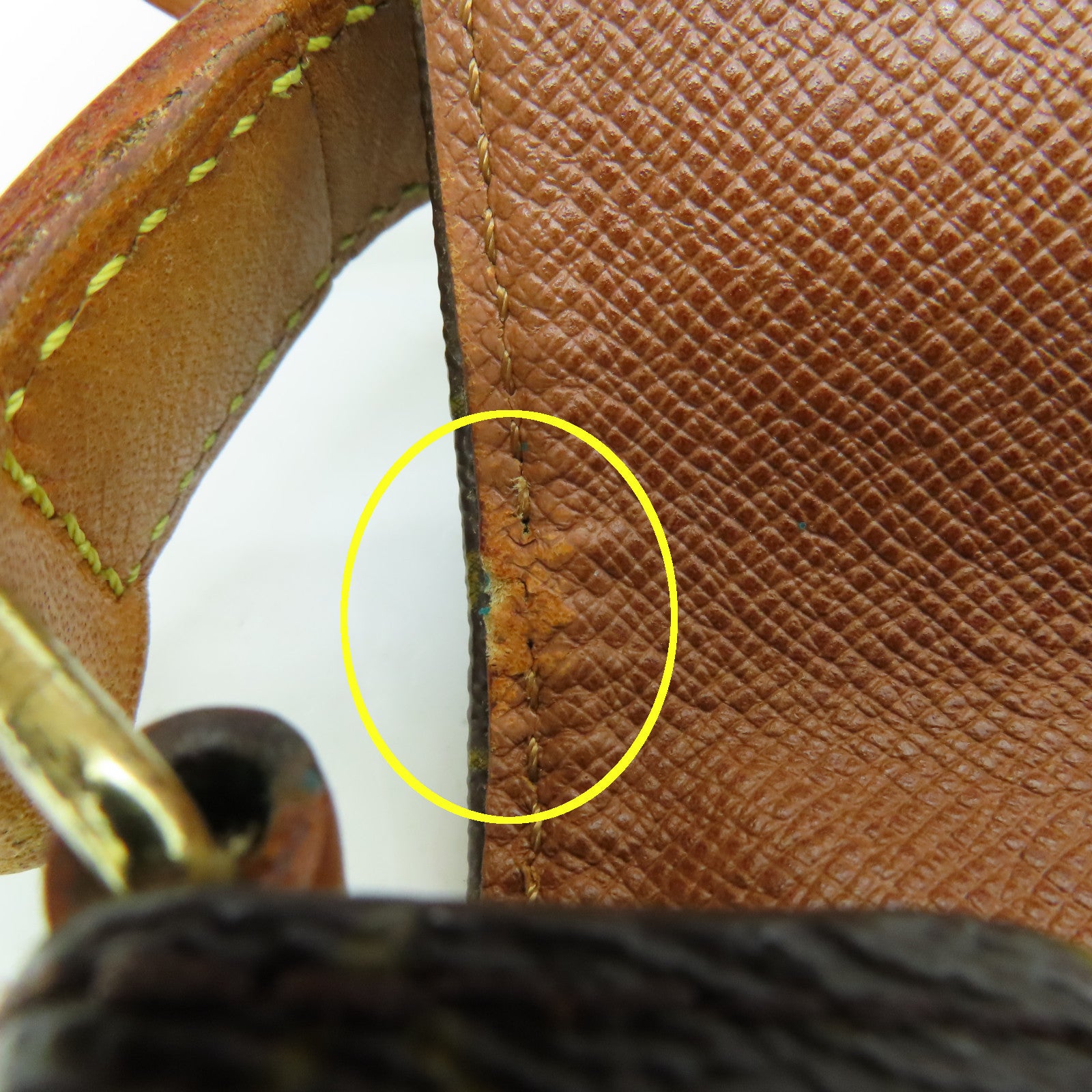 LOUIS VUITTON Monogram Musette Gold Buckle Shoulder Bag Brown