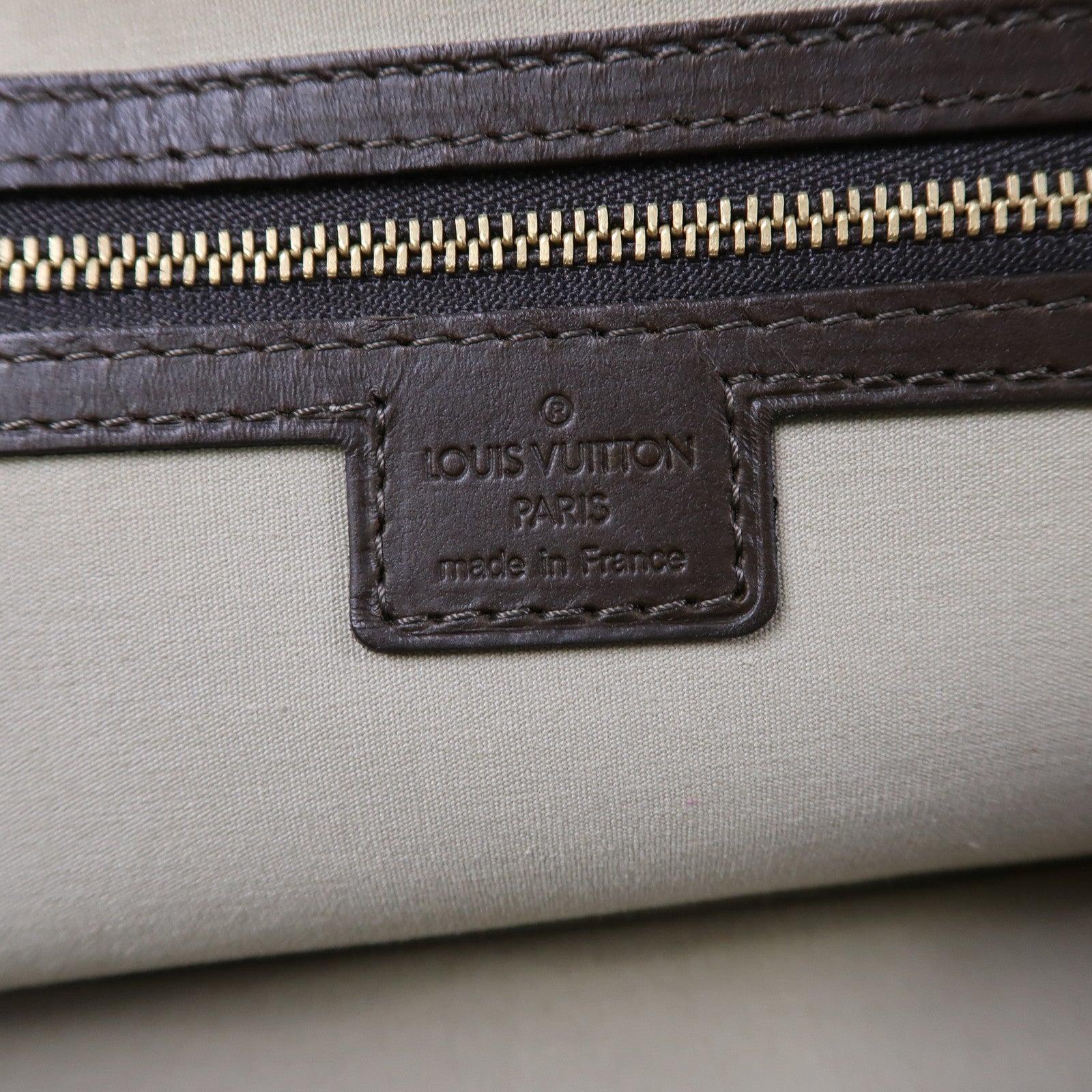 LOUIS VUITTON Monogram Mini Alma Ron金扣手挽袋米色/啡色