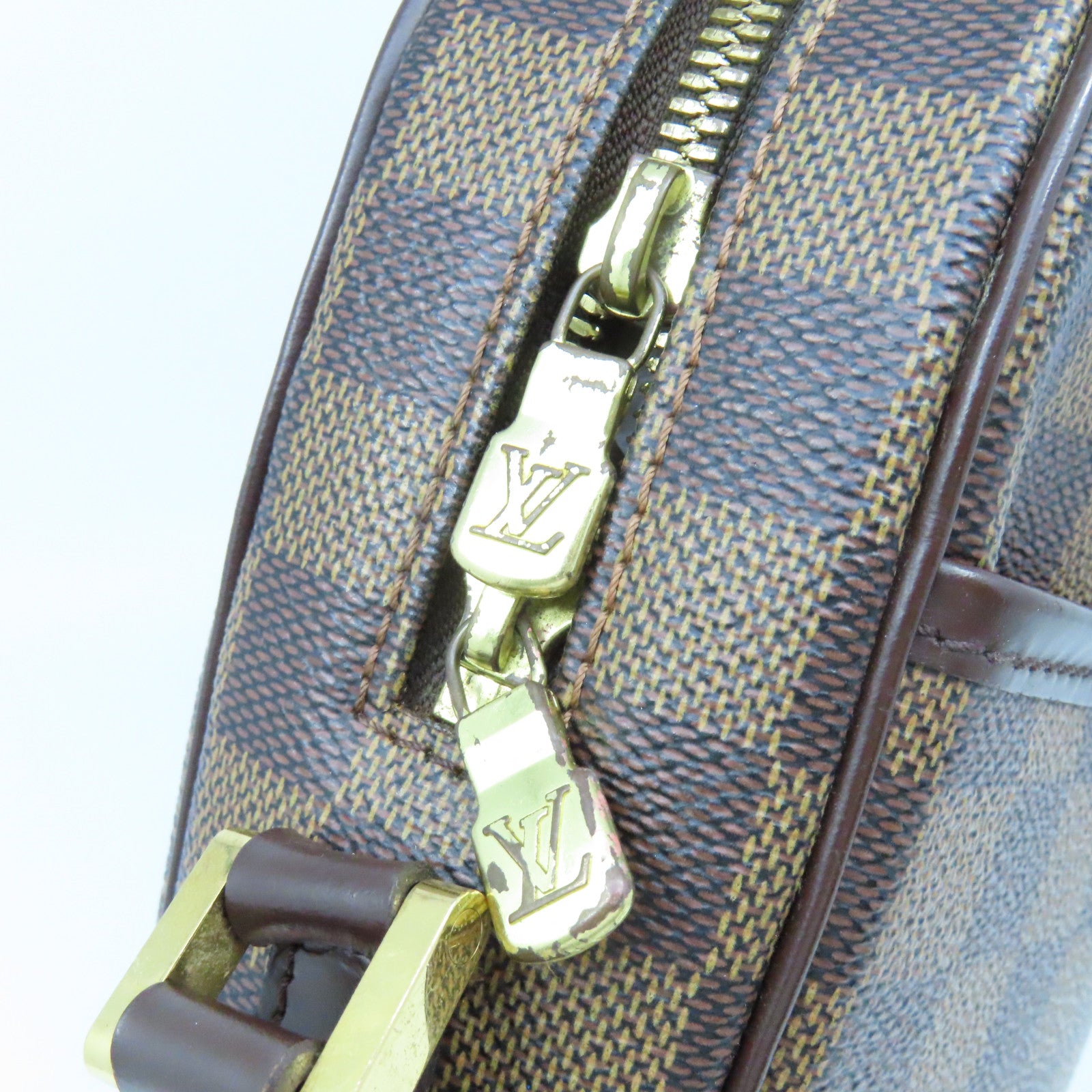 LOUIS VUITTON Damier Ipanema PM Shoulder Bag肩背袋啡色