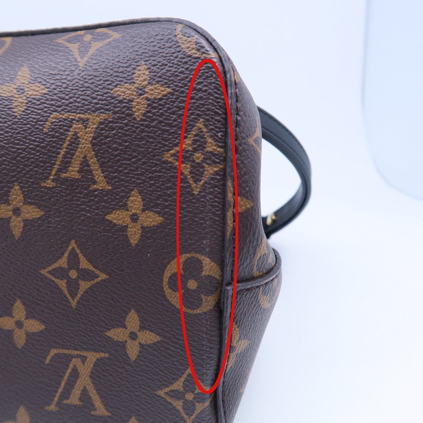 LOUIS VUITTON Monogram Neo Noe MM金扣肩背袋啡色