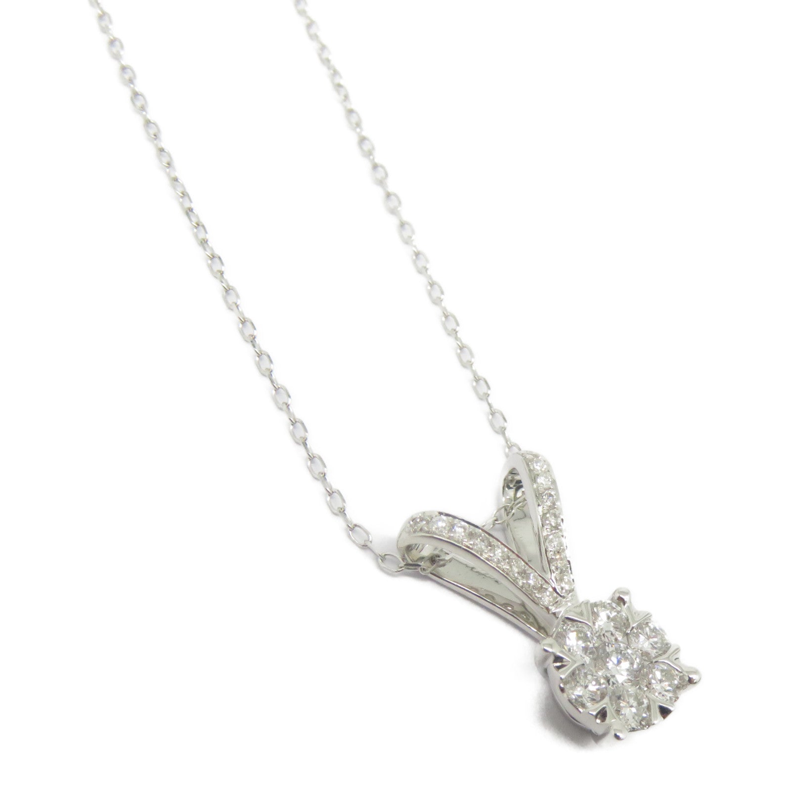 JEWELRY 18K白金Diamond Necklace 0.332ct鑽石項鍊