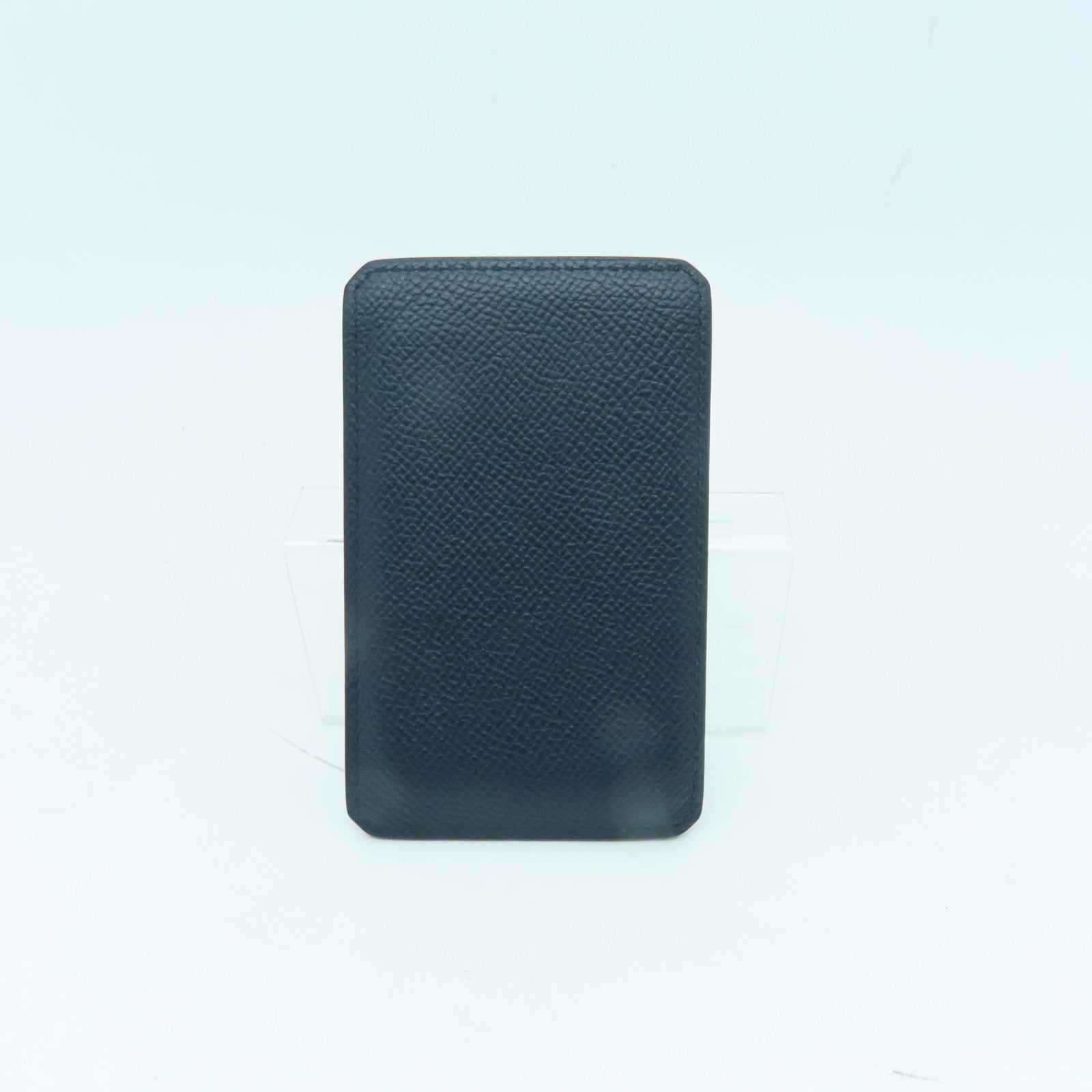 HERMES Epsom皮革Card Holder卡片套綠色/黑色/藍色